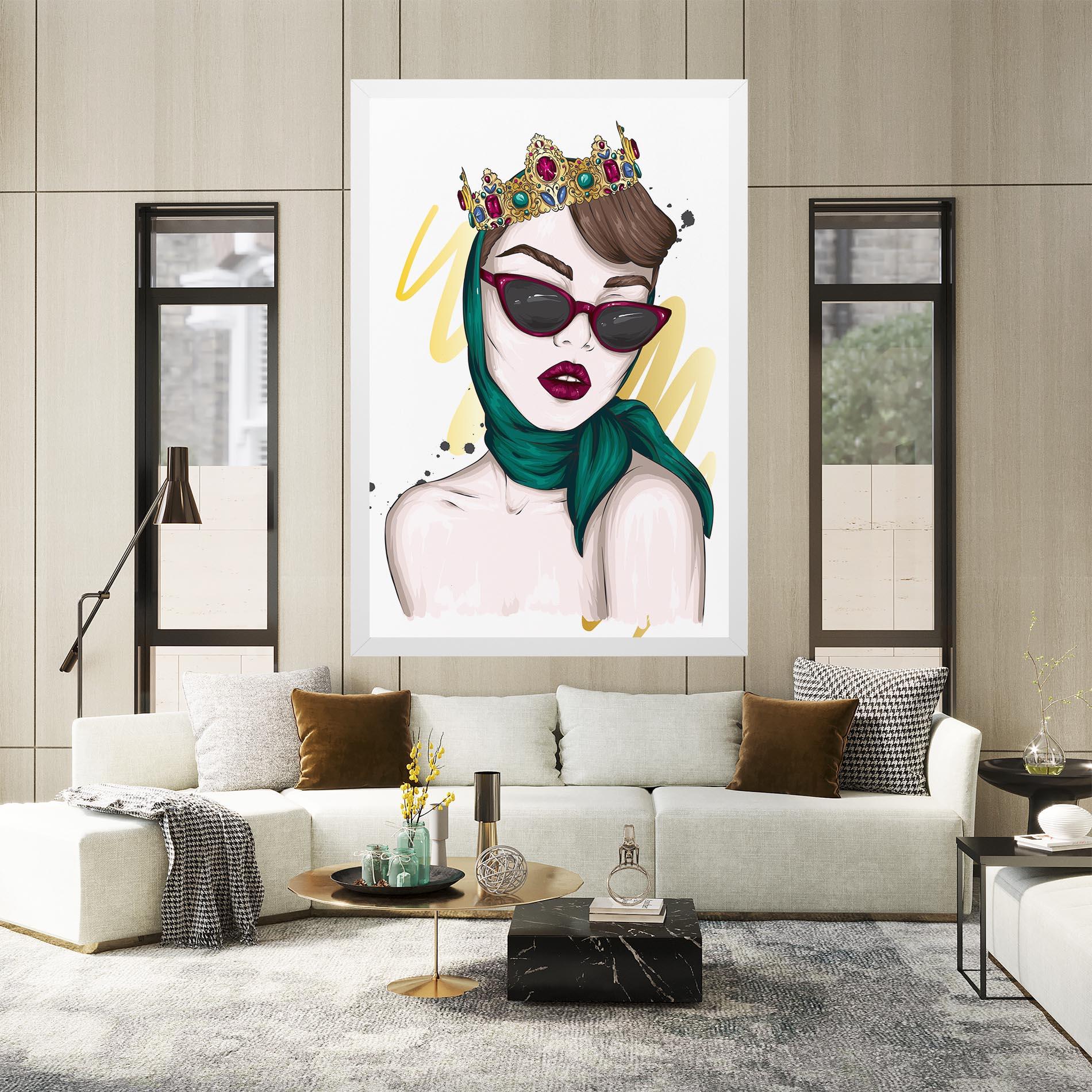 Tablou Canvas Diva Crown mockup 2