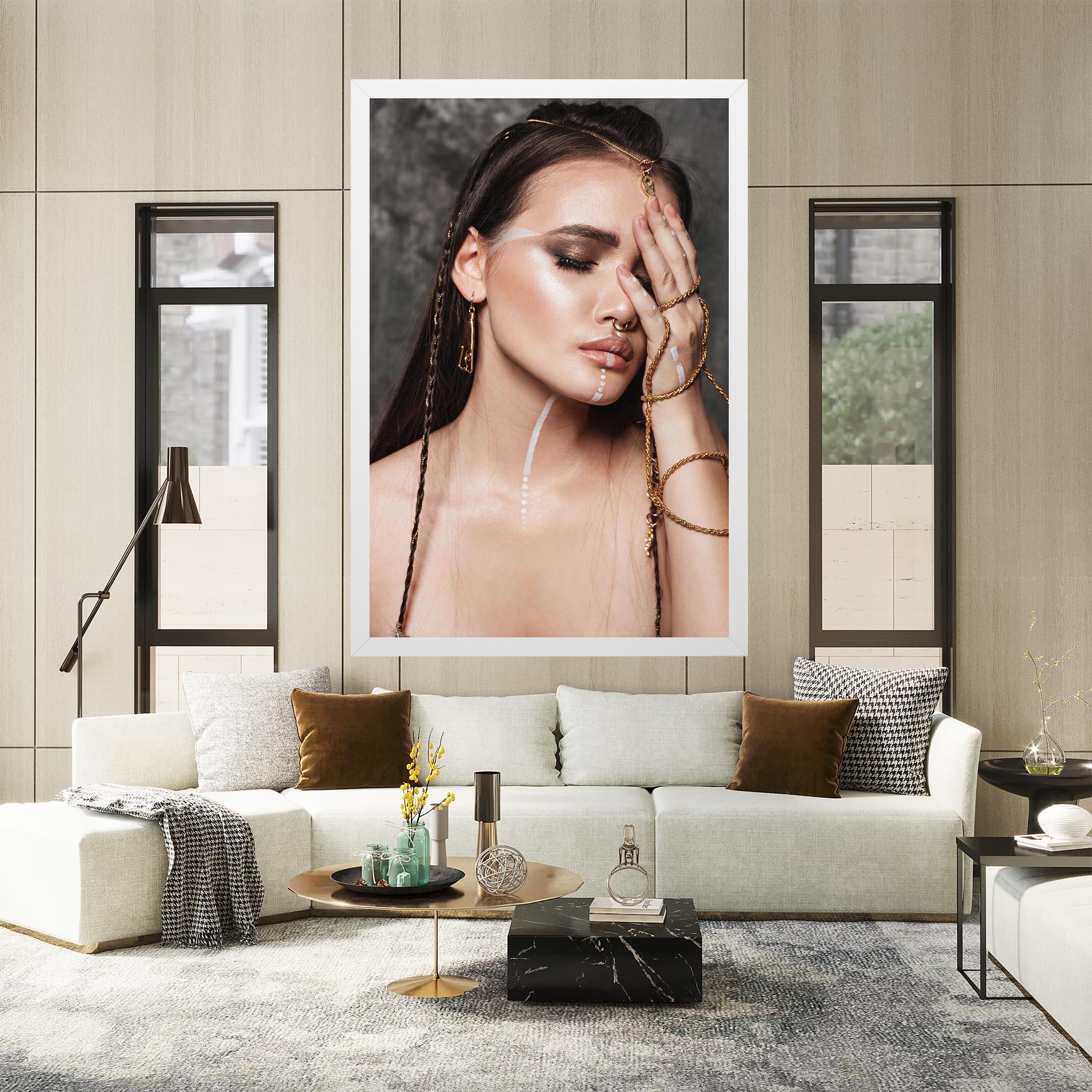 Tablou Canvas Gold Hand Accessory mockup 2