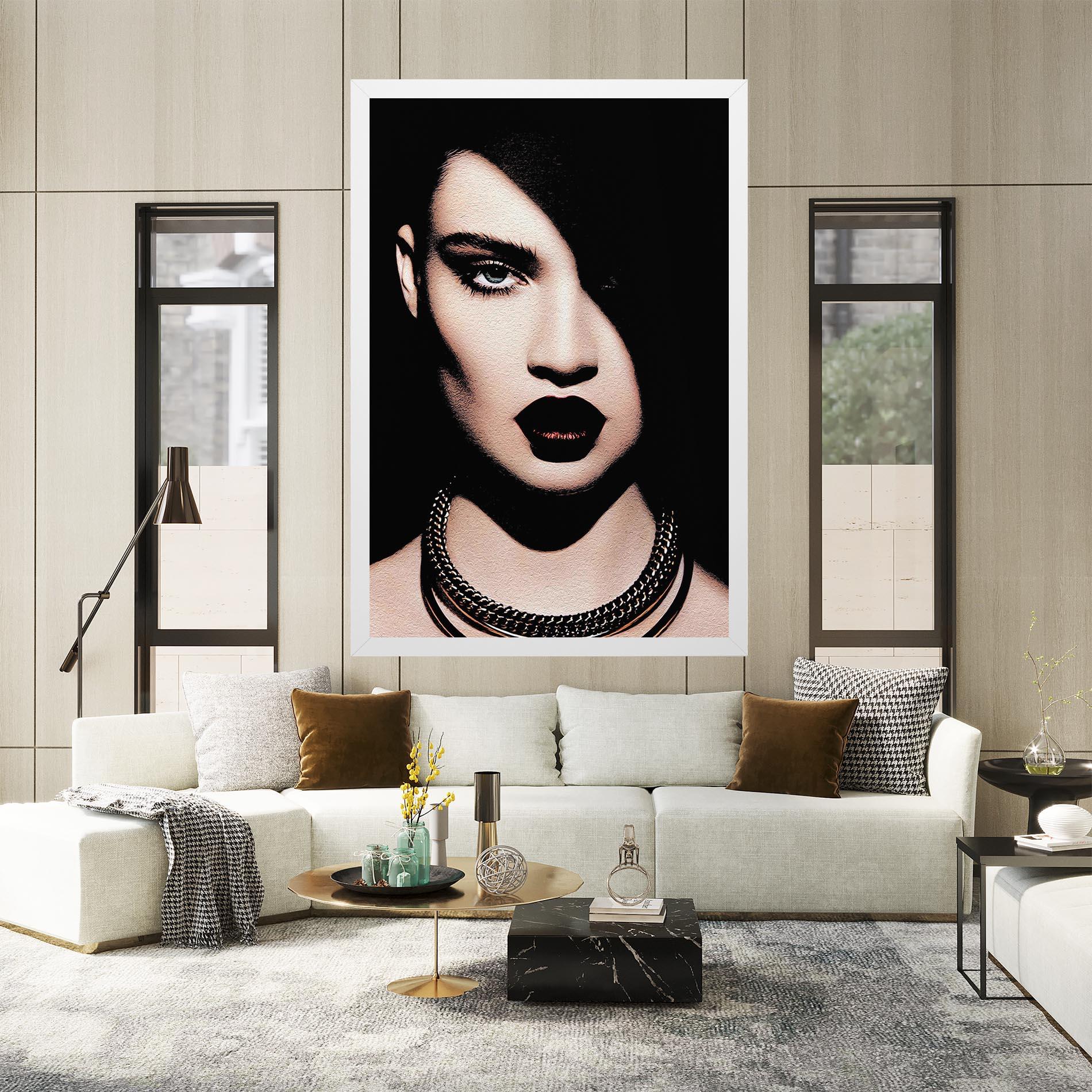 Tablou Canvas Gold Necklace mockup 2