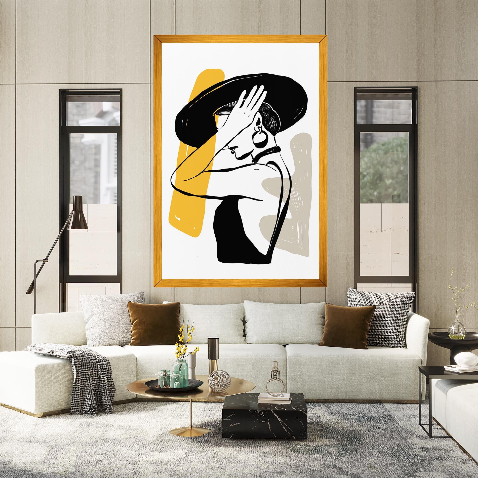 Tablou Canvas Big Earring mockup 2