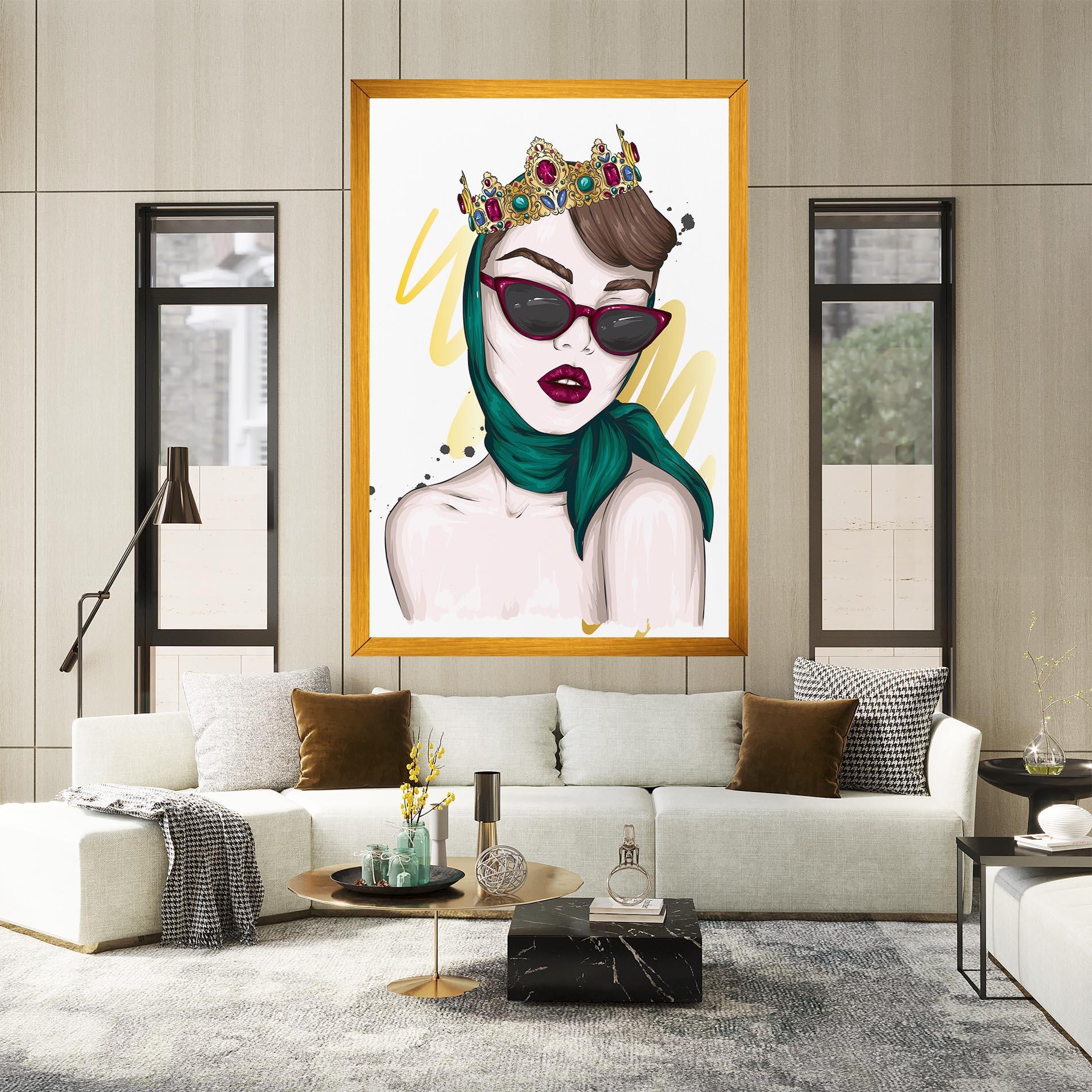 Tablou Canvas Diva Crown mockup 2