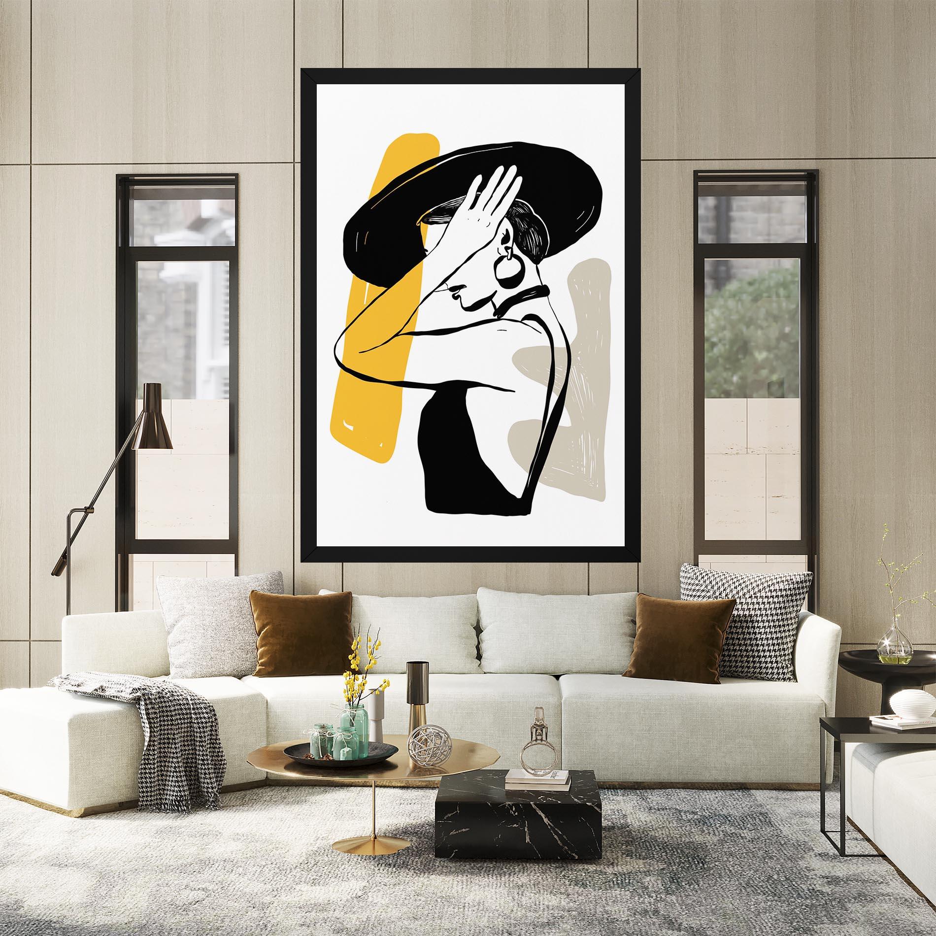 Tablou Canvas Big Earring mockup 2