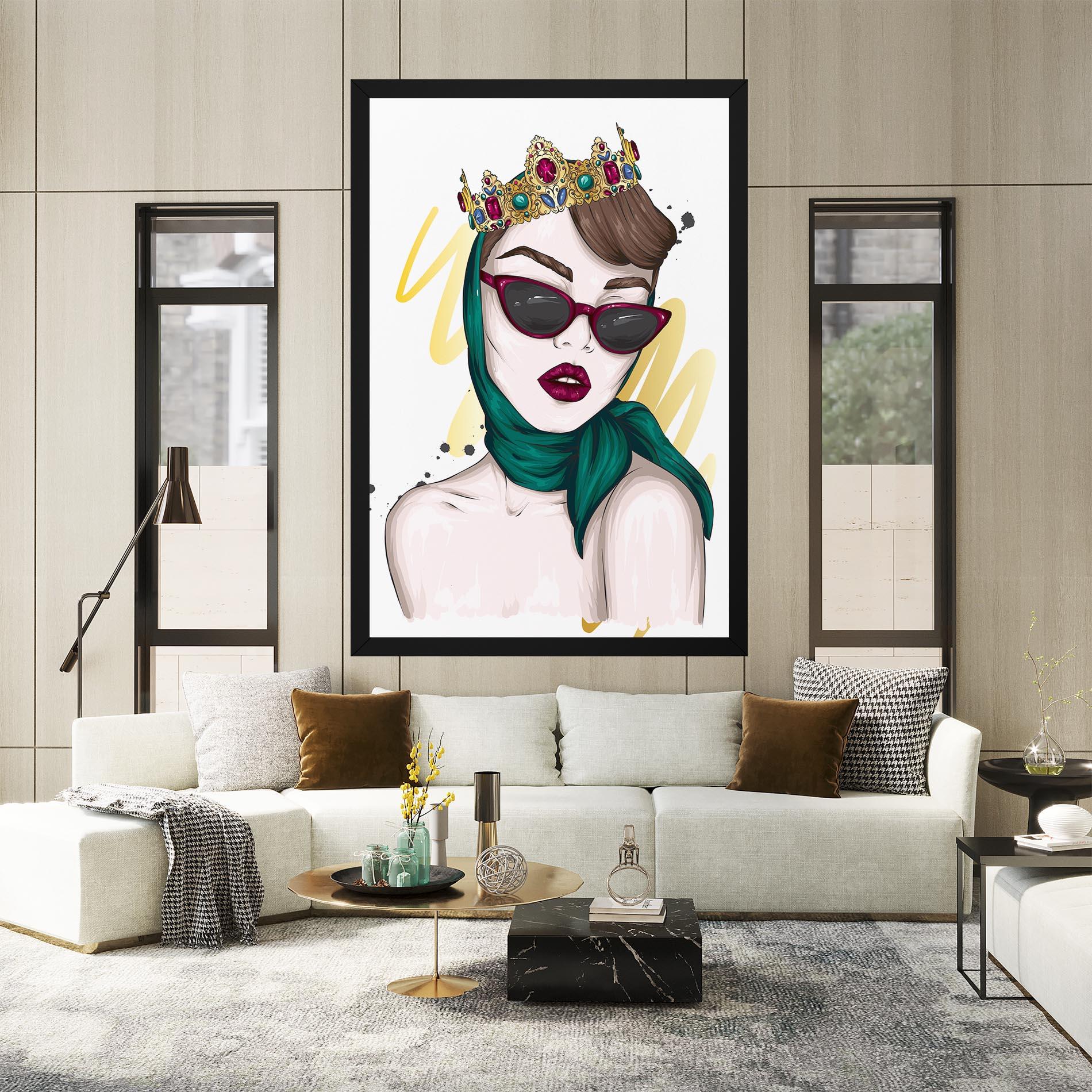 Tablou Canvas Diva Crown mockup 2