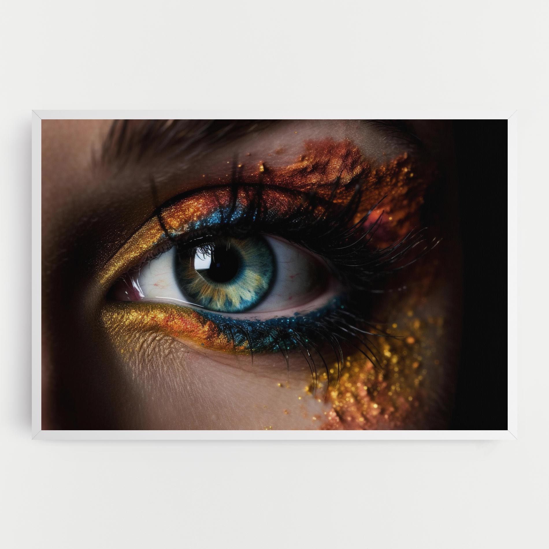 Blue Green Eye Makeup mockup 0