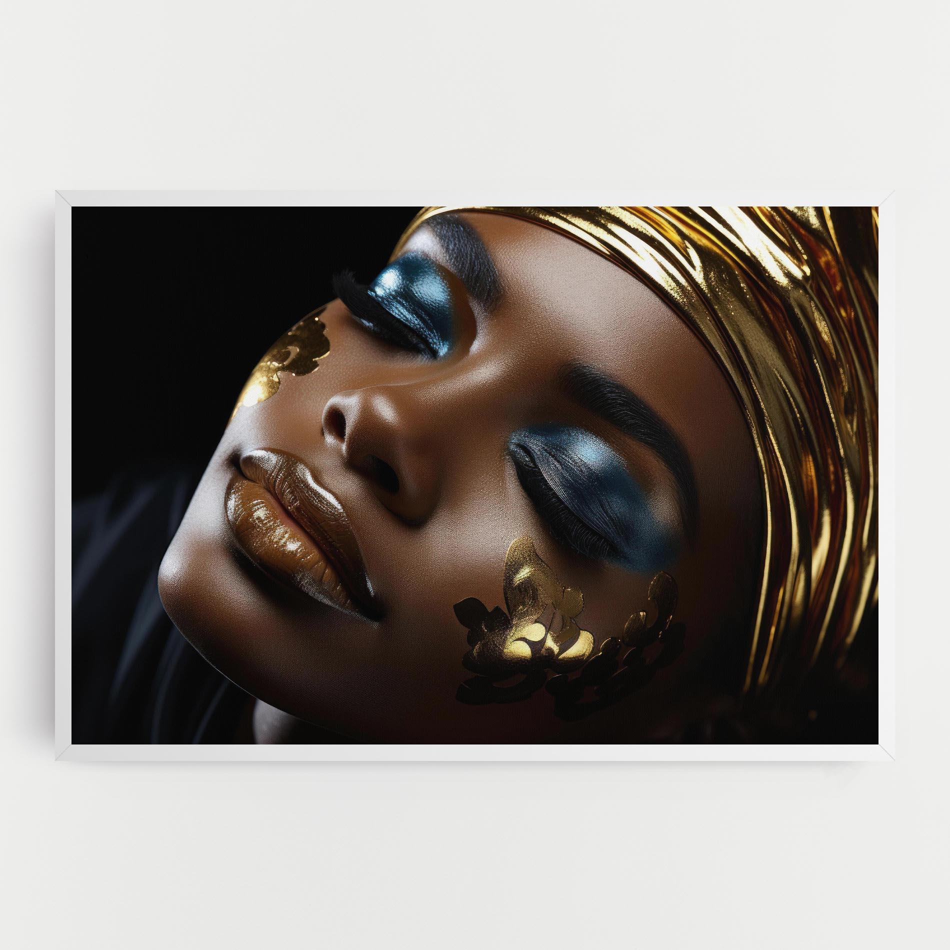 Tablou Canvas Dark Blue Makeup mockup 0