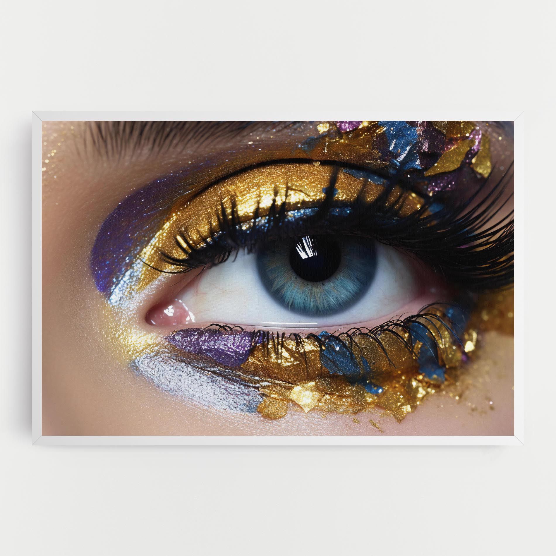Golden Purple Make Up mockup 0
