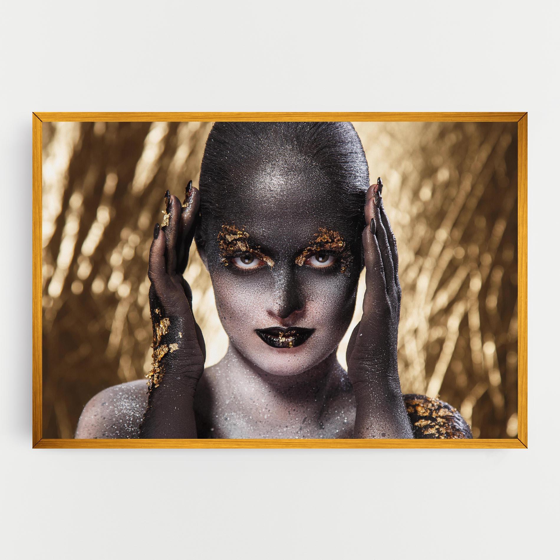 Tablou Canvas Glitter Artistic Makeup mockup 0