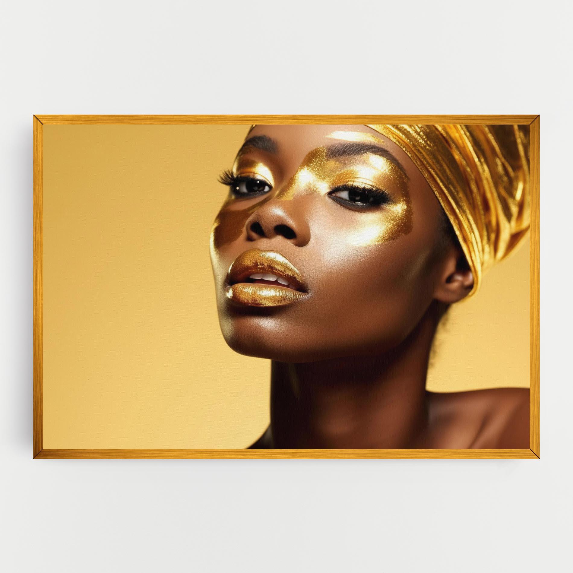 Tablou Canvas Gold Headdress mockup 0