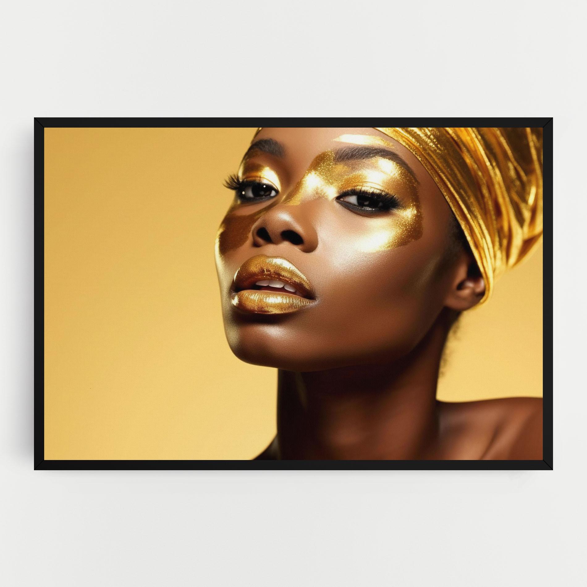 Tablou Canvas Gold Headdress mockup 0