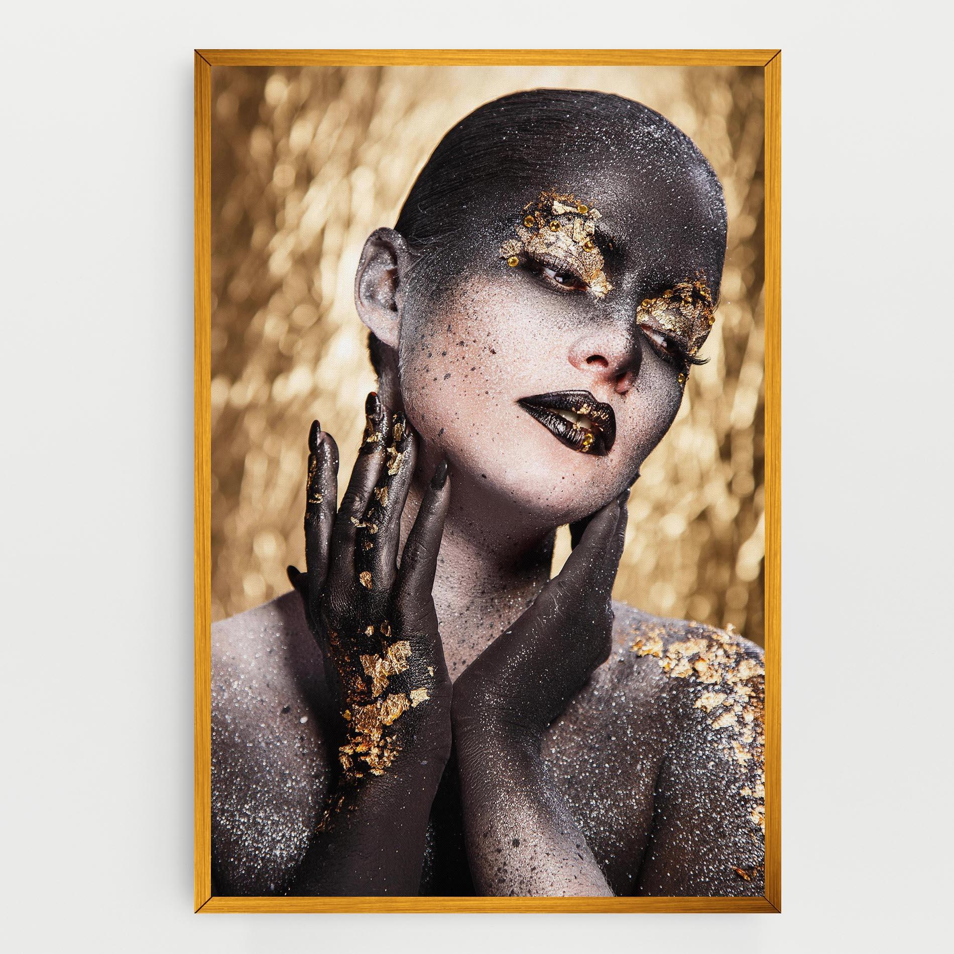 Tablou Canvas Artistic Glitter Makeup mockup 0