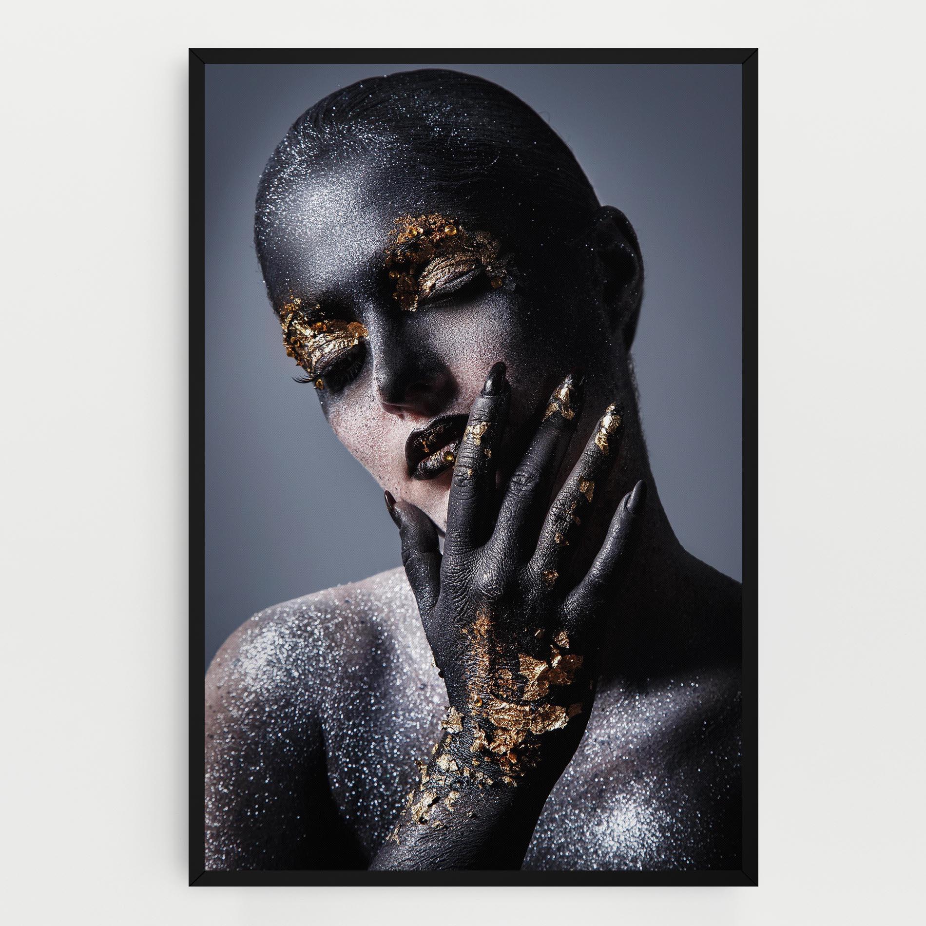 Tablou Canvas Artistic Black Makeup mockup 0