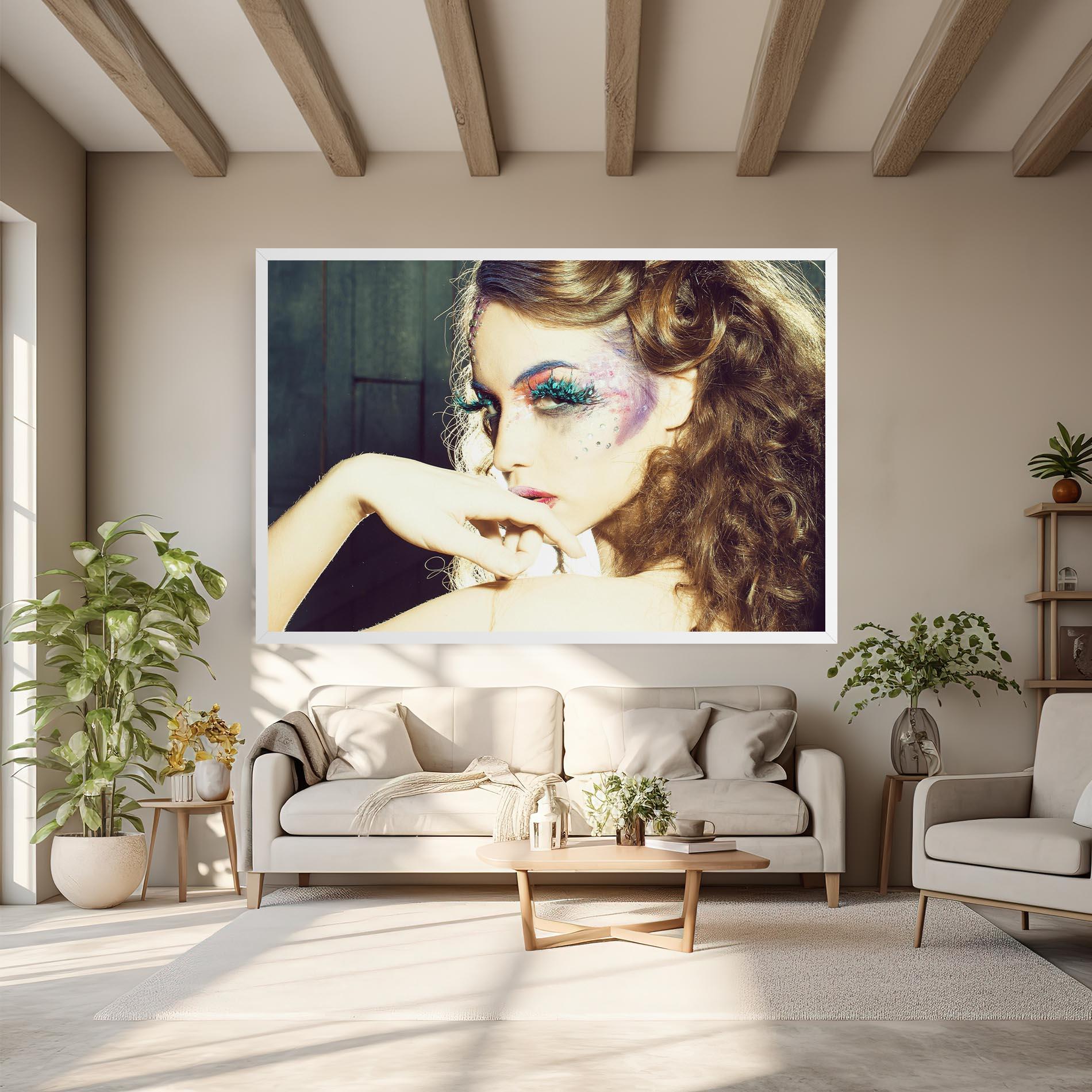 Tablou Canvas False Feather Eyelashes mockup 6