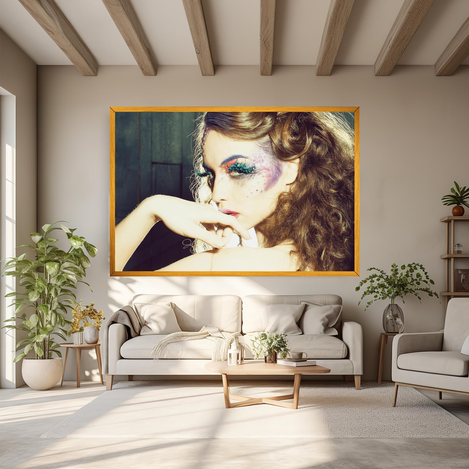 Tablou Canvas False Feather Eyelashes mockup 6