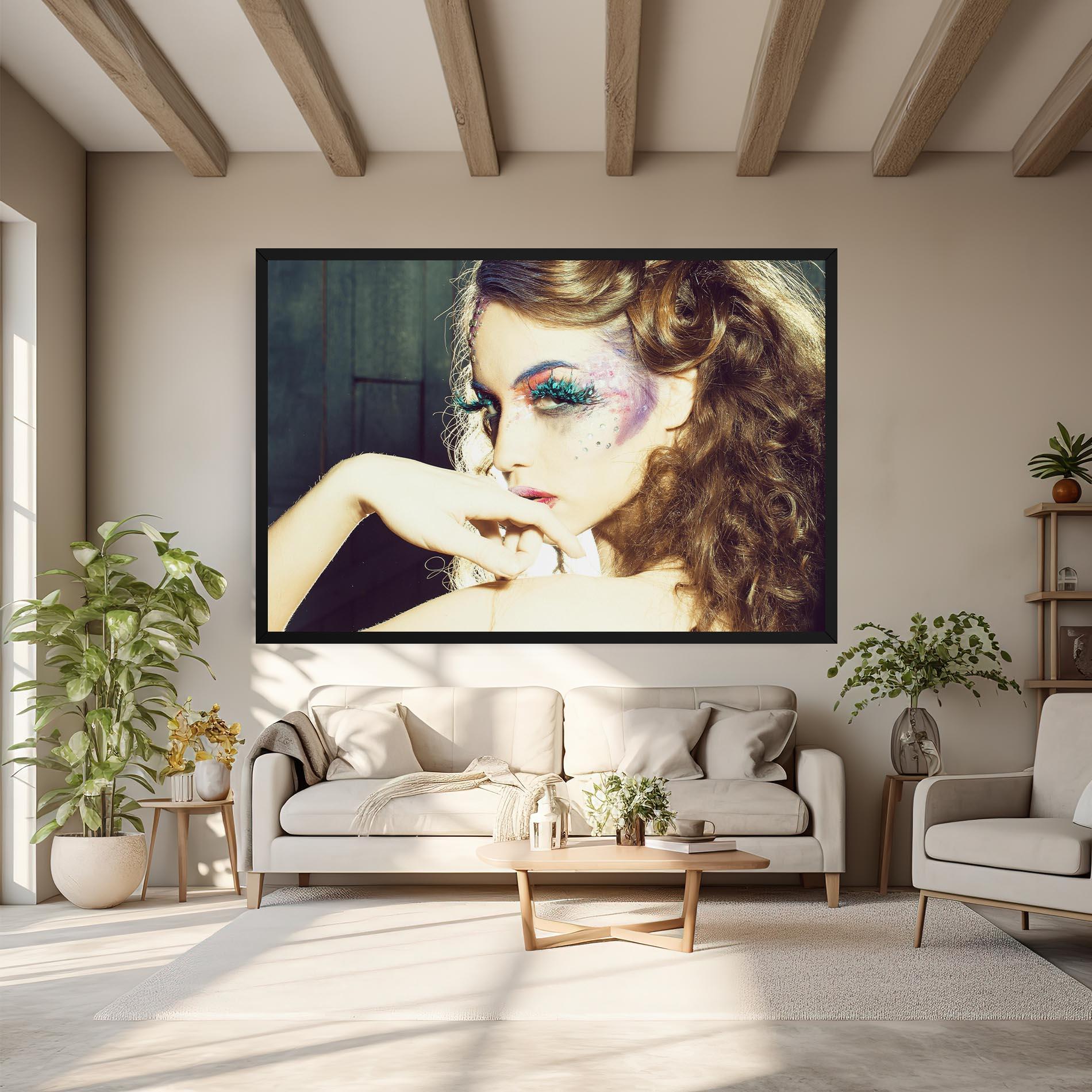 Tablou Canvas False Feather Eyelashes mockup 6