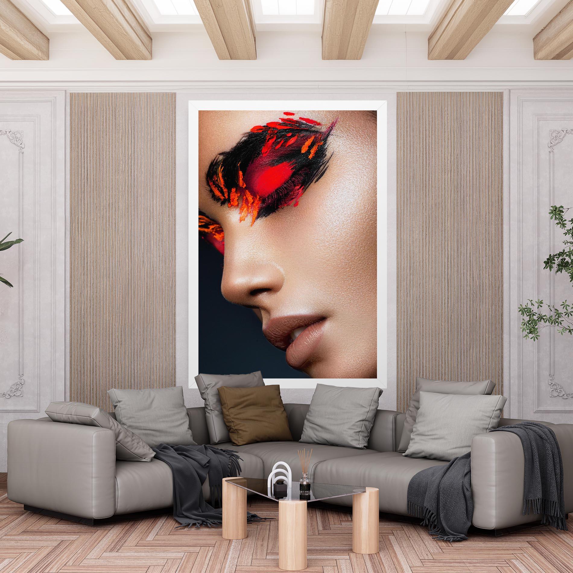 Tablou Canvas Fire Make Up mockup 6