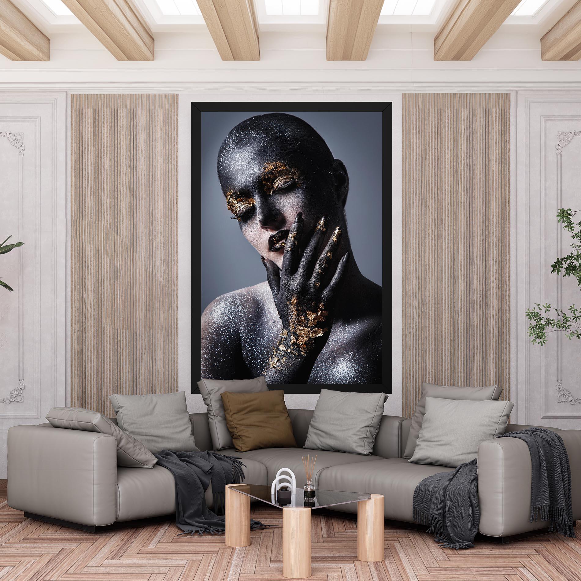 Tablou Canvas Artistic Black Makeup mockup 6