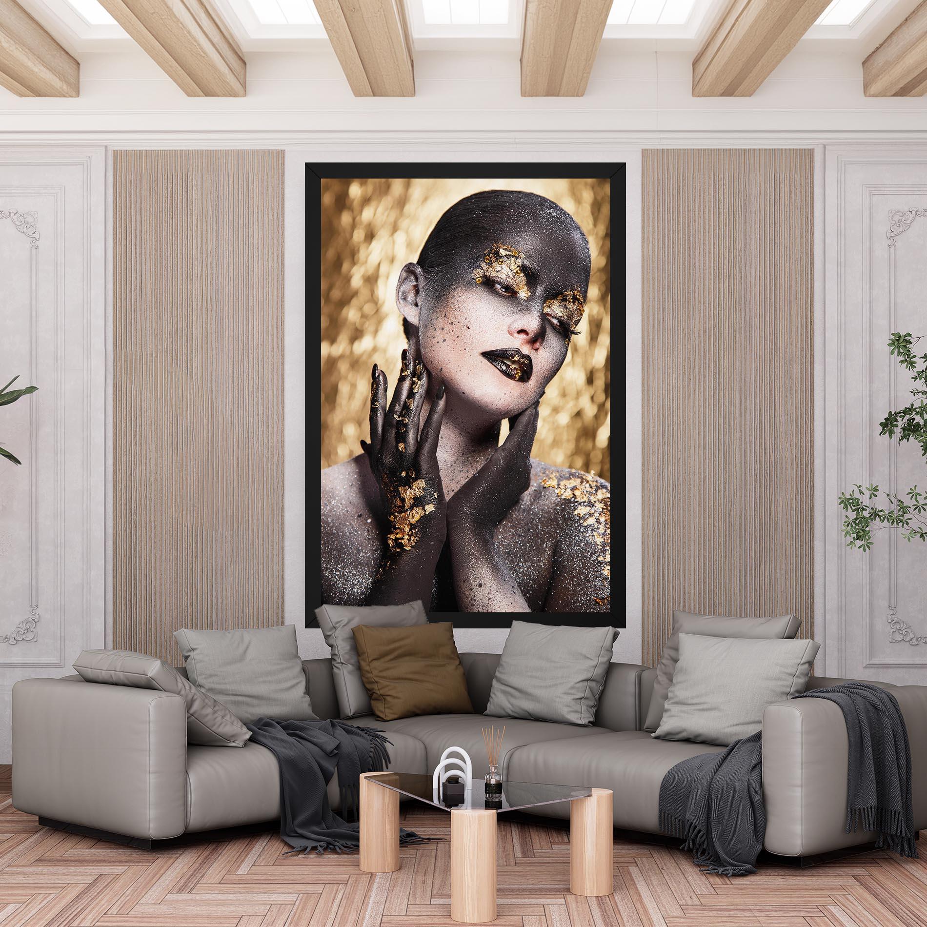 Tablou Canvas Artistic Glitter Makeup mockup 6