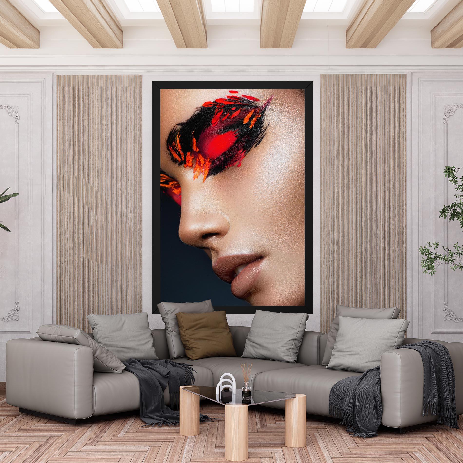 Tablou Canvas Fire Make Up mockup 6