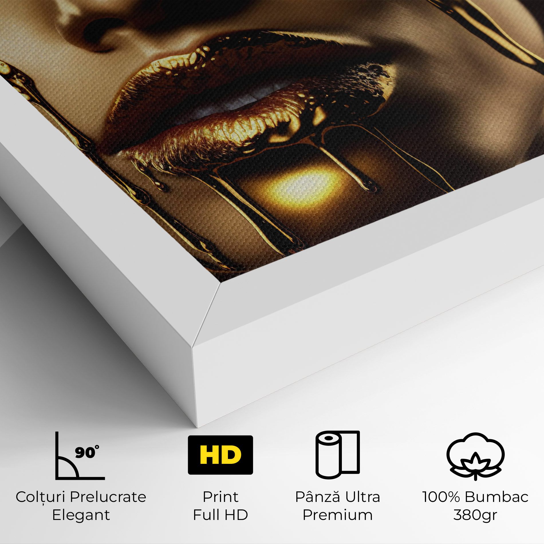 Gold Dripping Makeup mockup 4