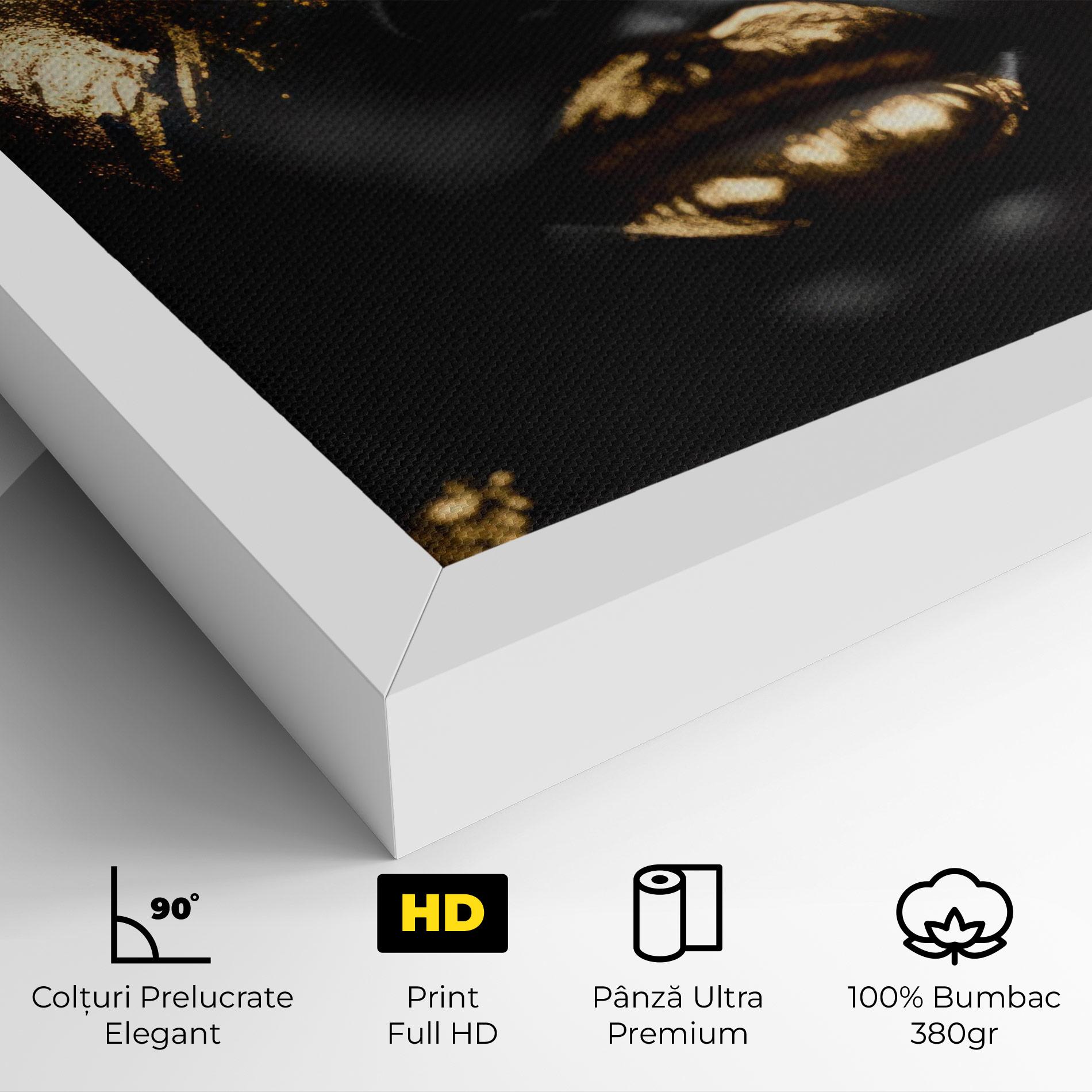 Tablou Canvas Gold Eyes Makeup mockup 4