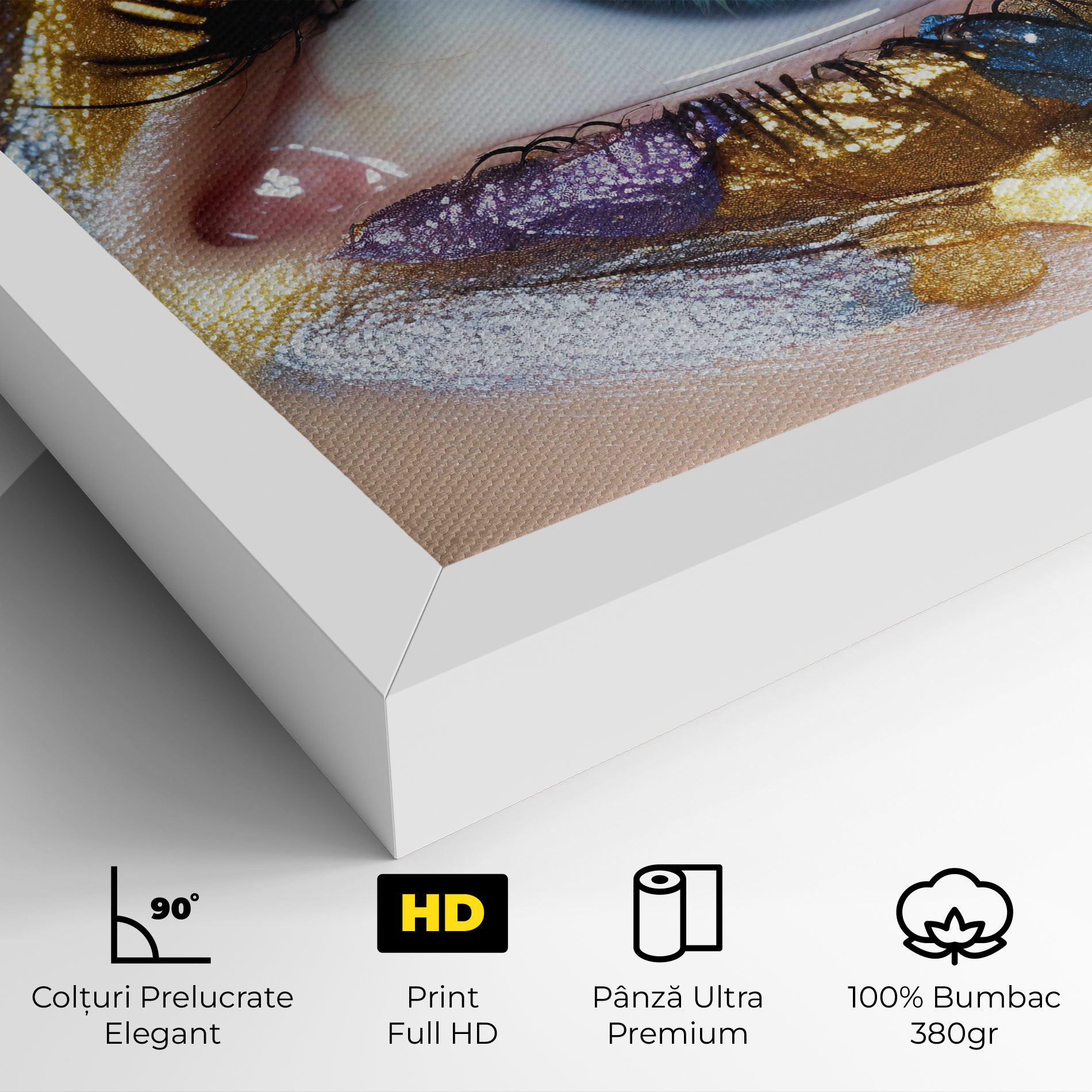 Golden Purple Make Up mockup 4