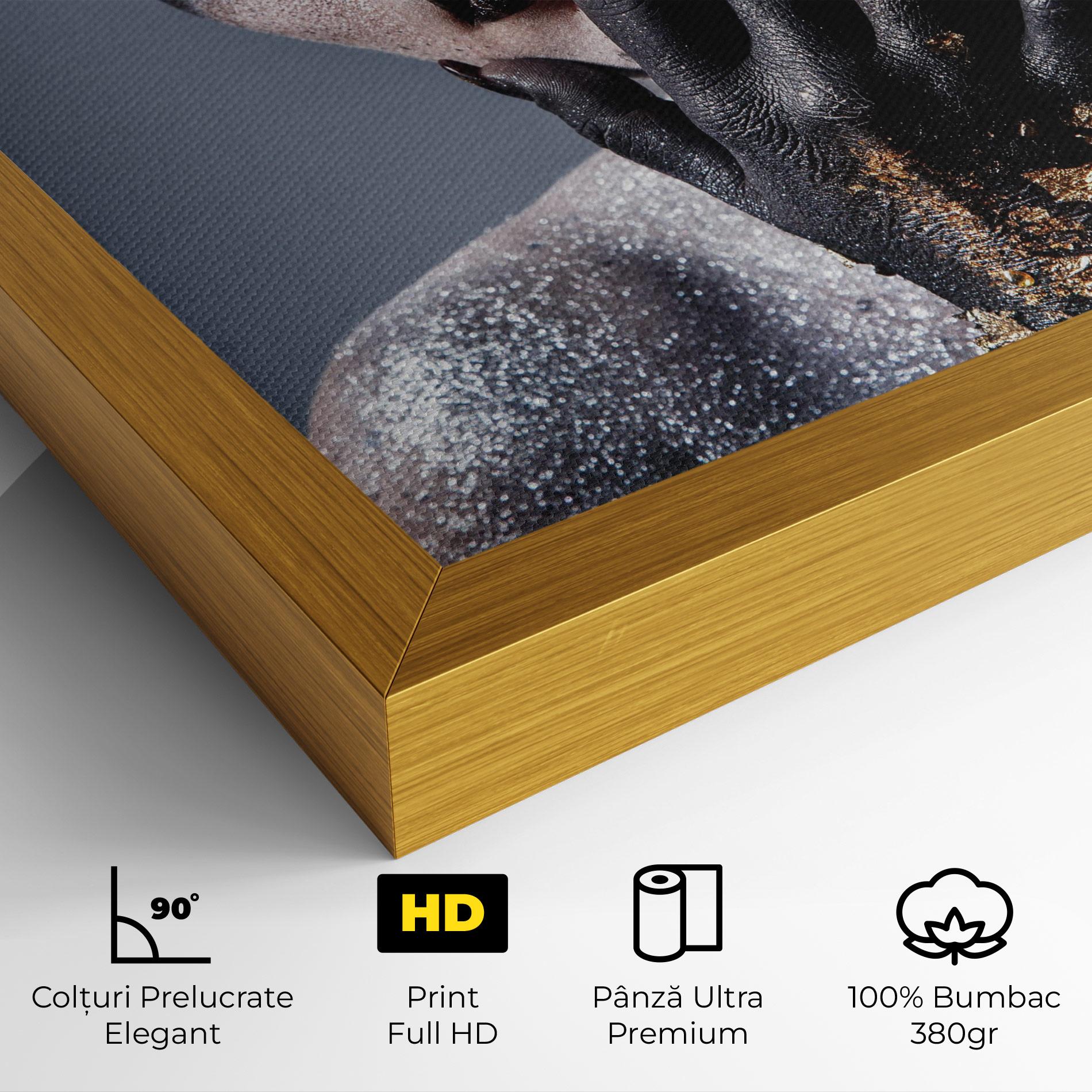 Tablou Canvas Artistic Black Makeup mockup 4