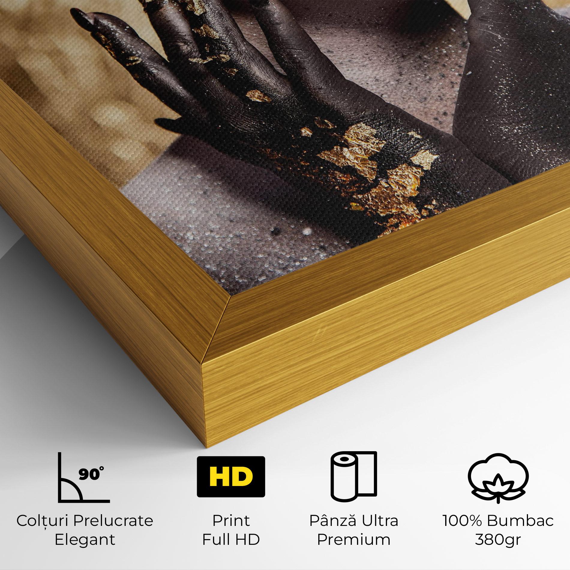 Tablou Canvas Artistic Glitter Makeup mockup 4