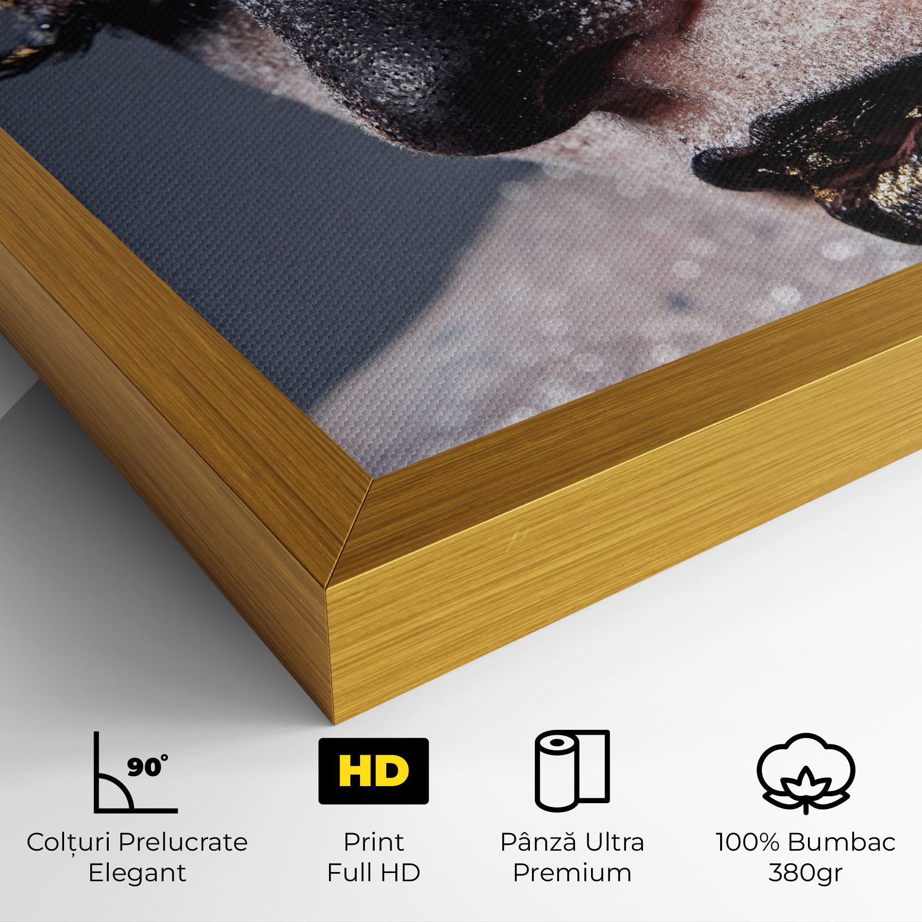 Beautiful Gold Artistic Makeup mockup 4