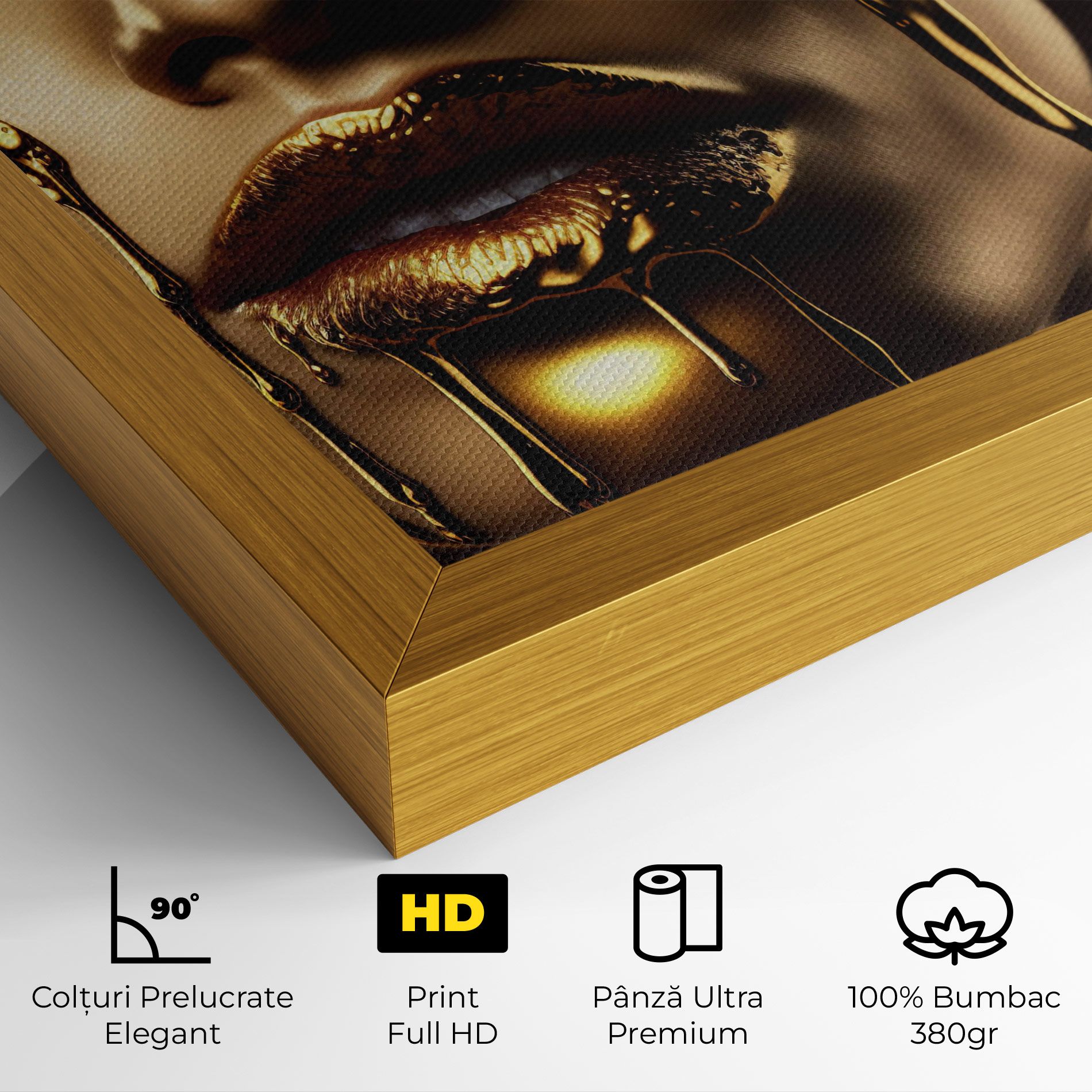 Gold Dripping Makeup mockup 4