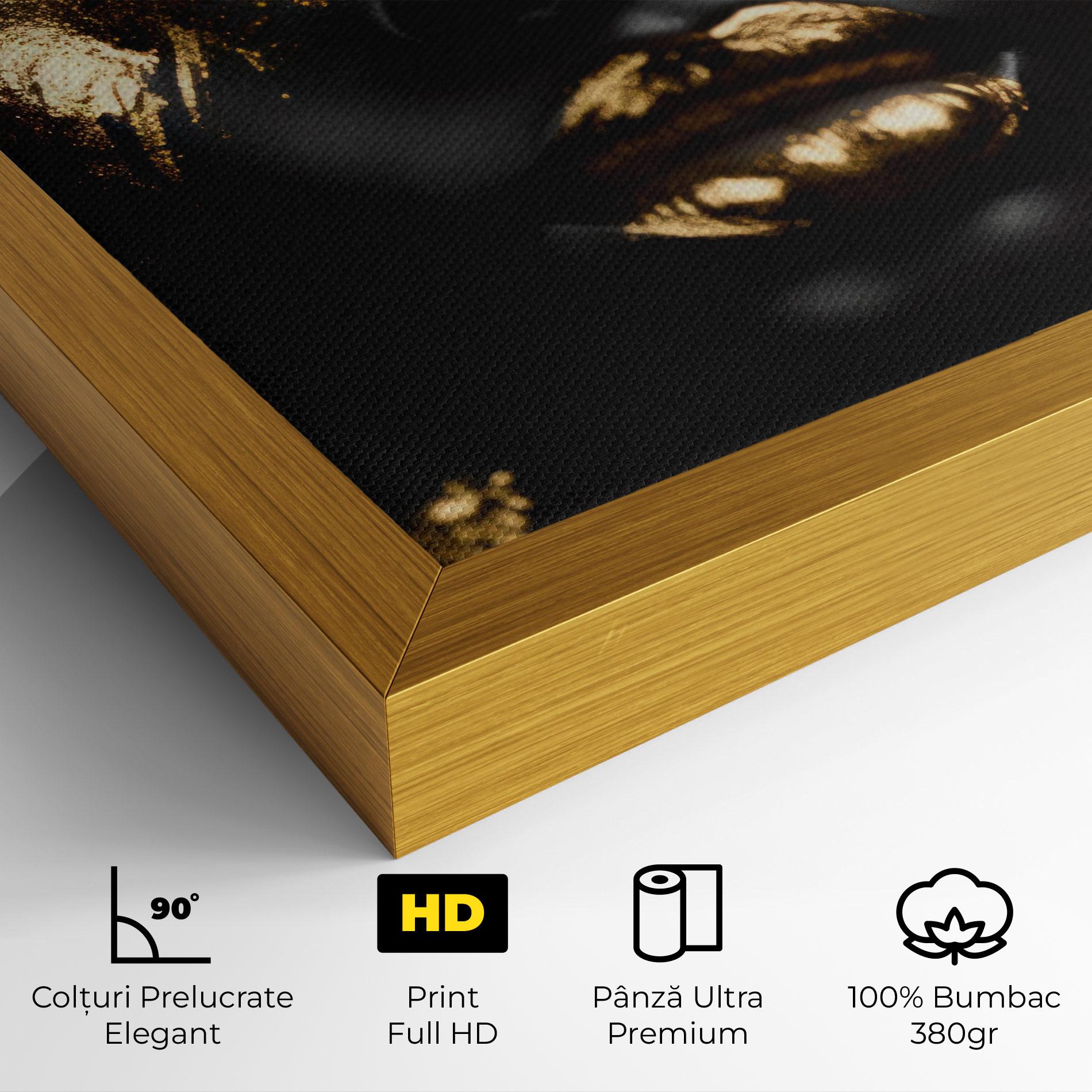 Tablou Canvas Gold Eyes Makeup mockup 4