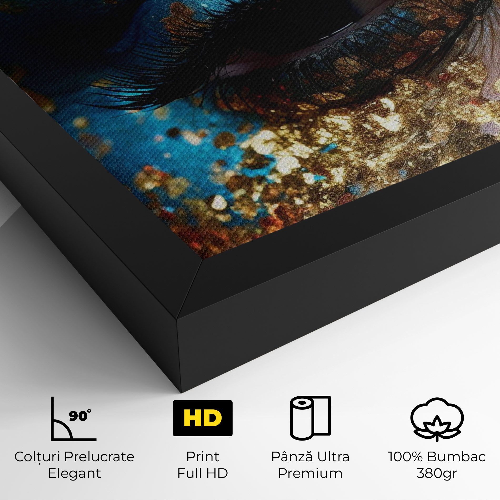 Blue Gold Glitter mockup 4