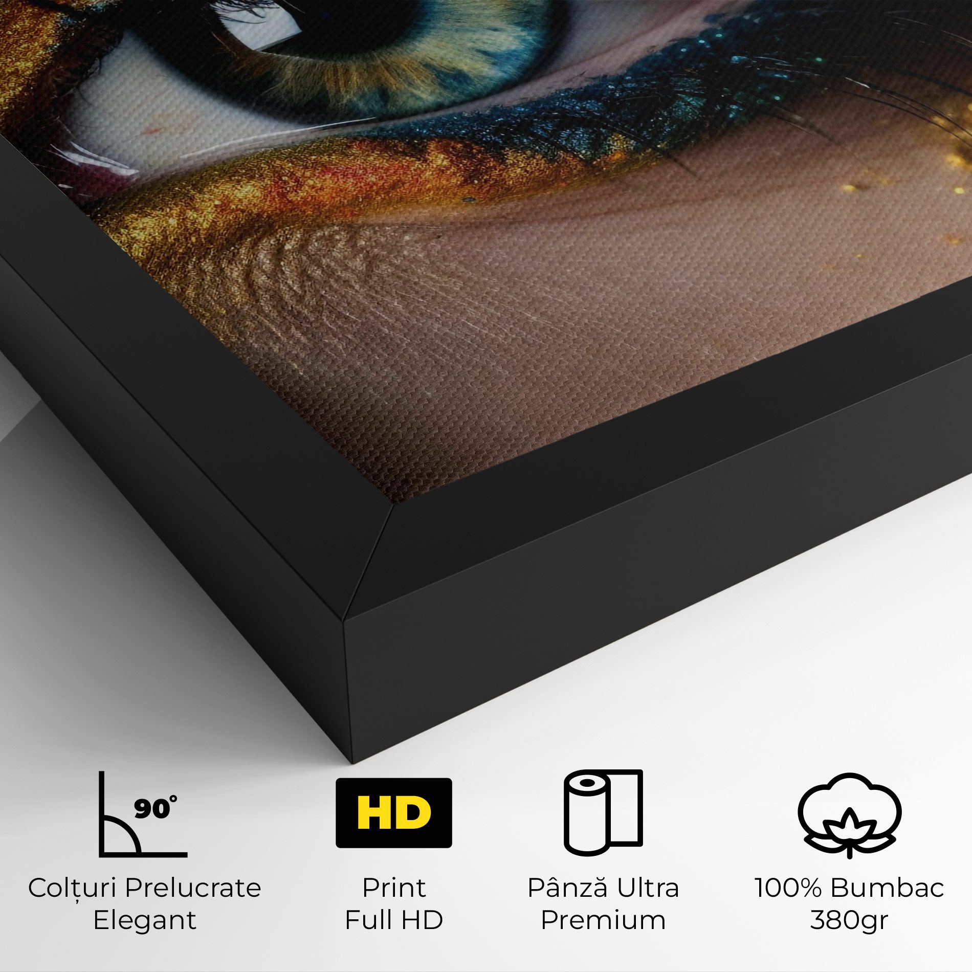 Blue Green Eye Makeup mockup 4