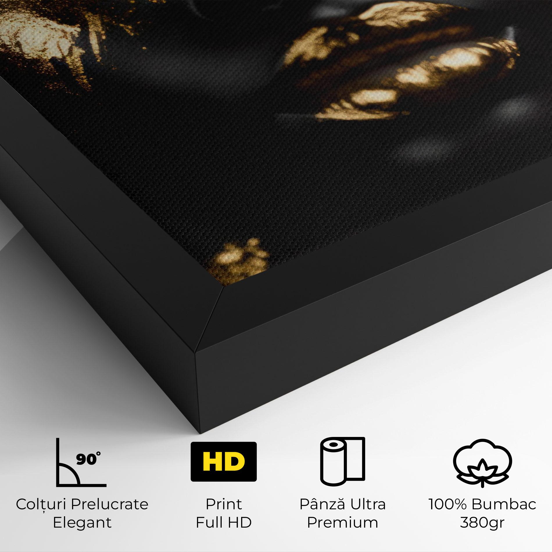 Tablou Canvas Gold Eyes Makeup mockup 4