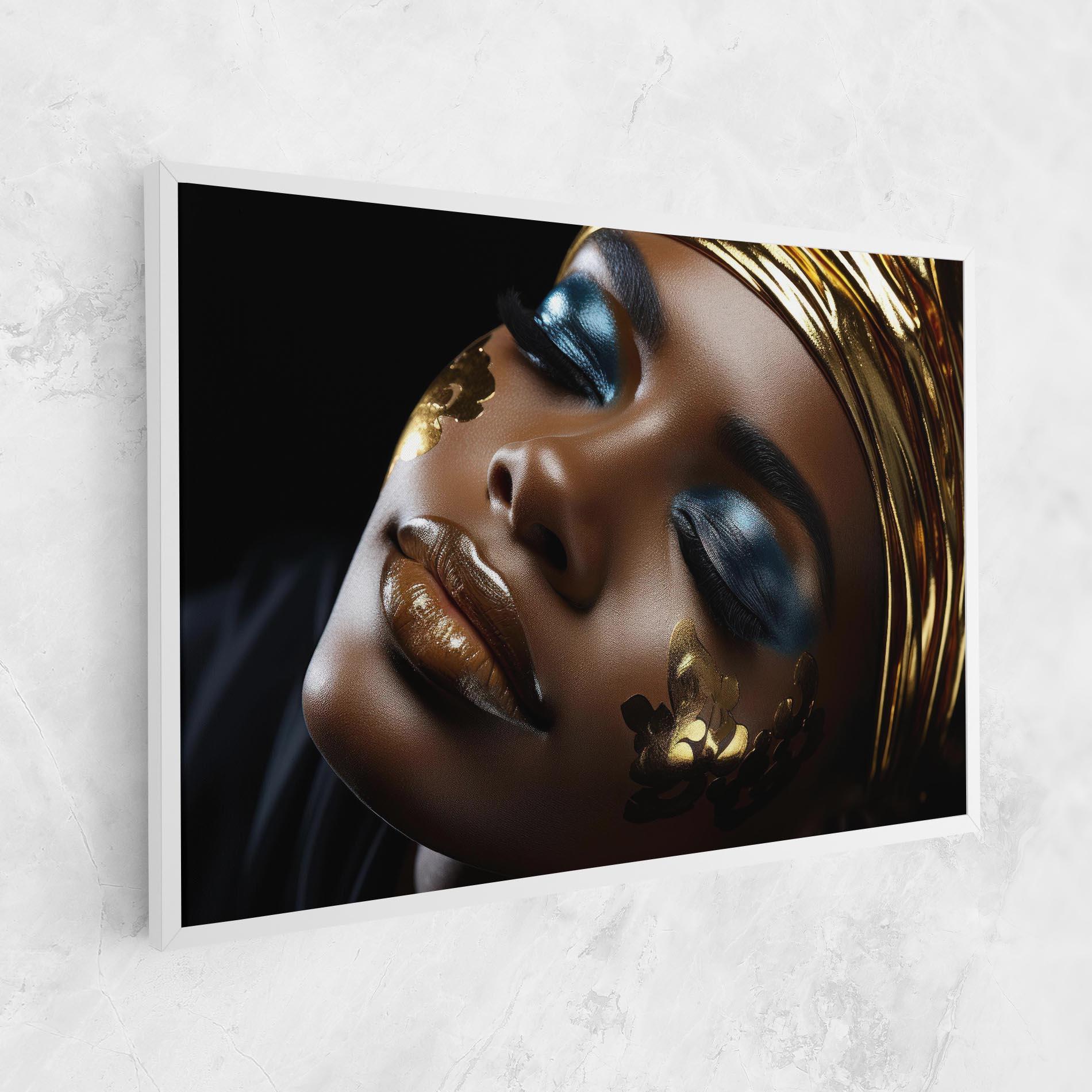 Tablou Canvas Dark Blue Makeup mockup 1