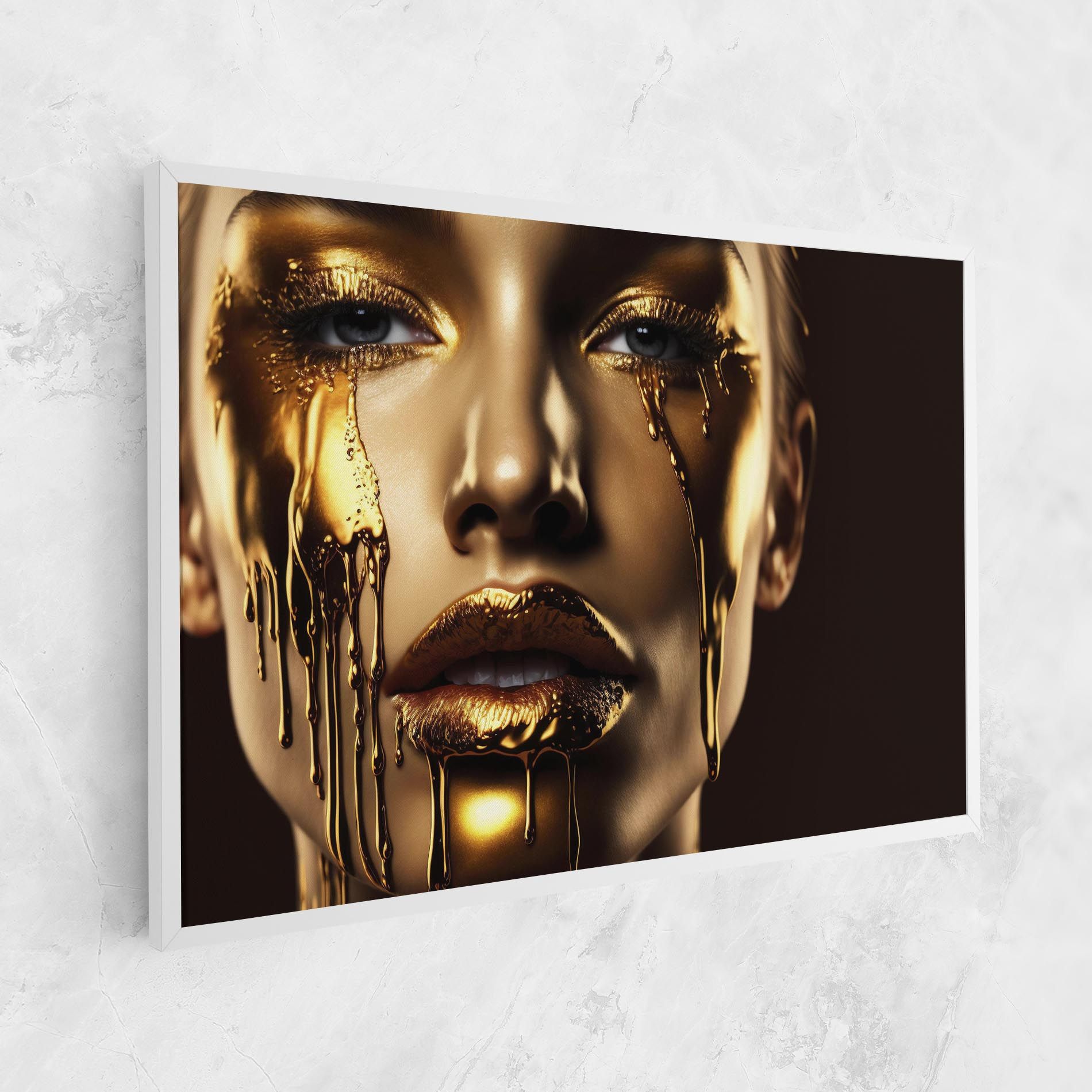 Gold Dripping Makeup mockup 1