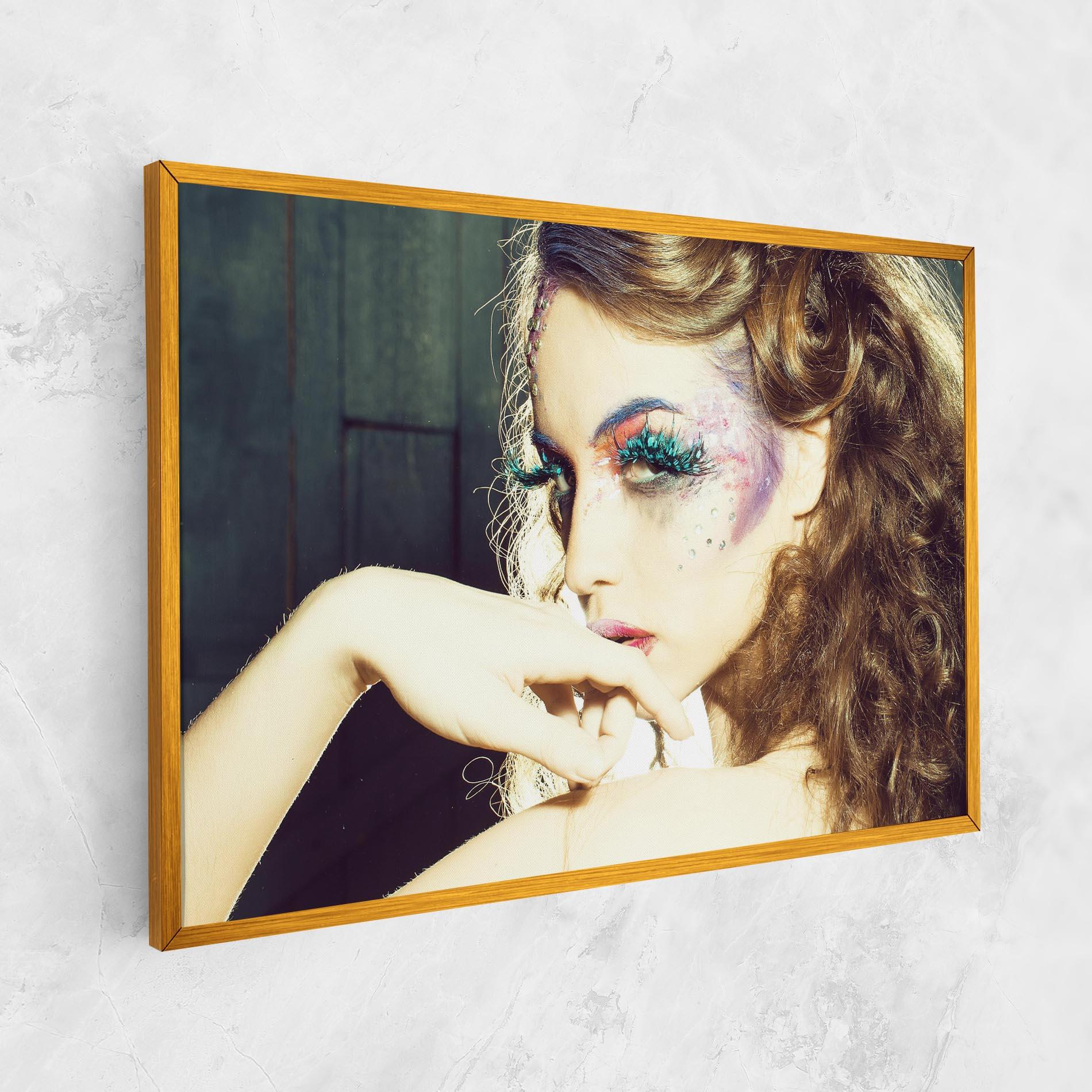 Tablou Canvas False Feather Eyelashes mockup 1