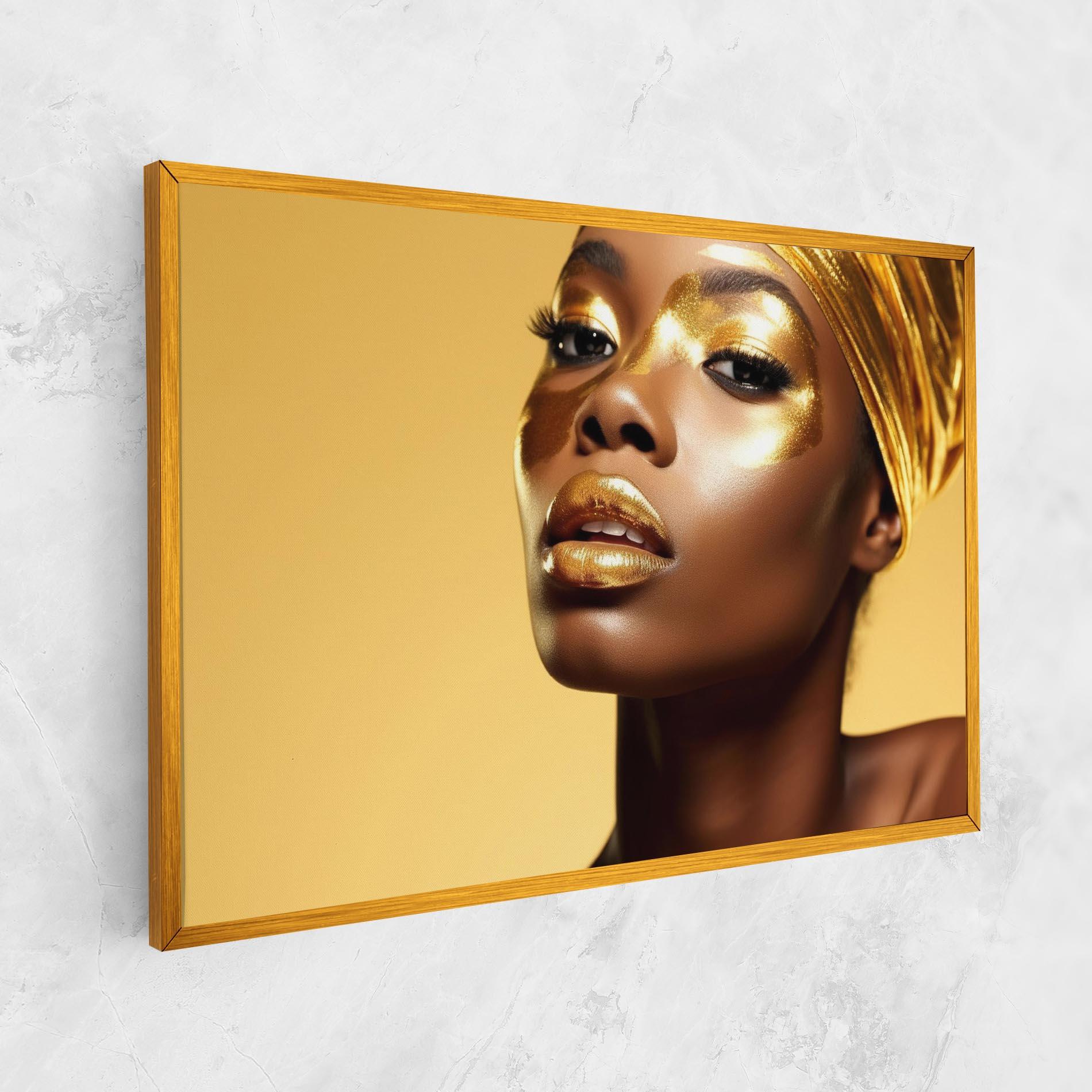 Tablou Canvas Gold Headdress mockup 1