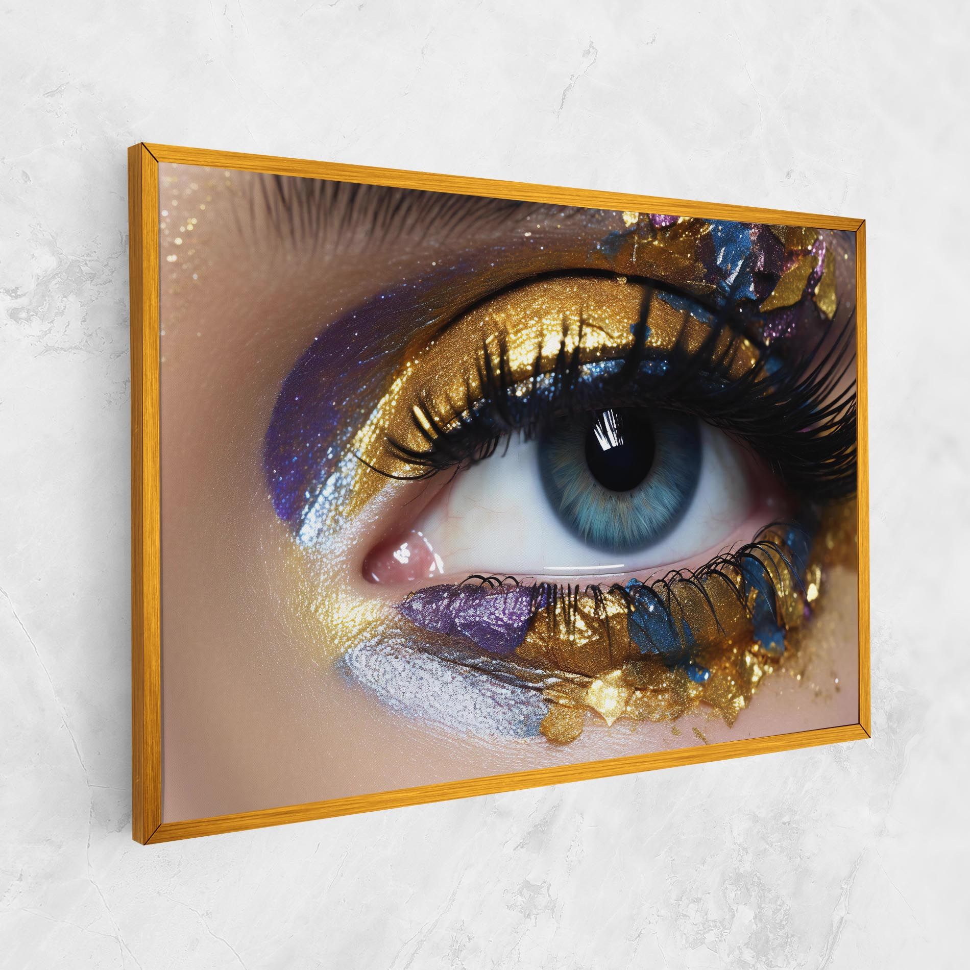 Golden Purple Make Up mockup 1