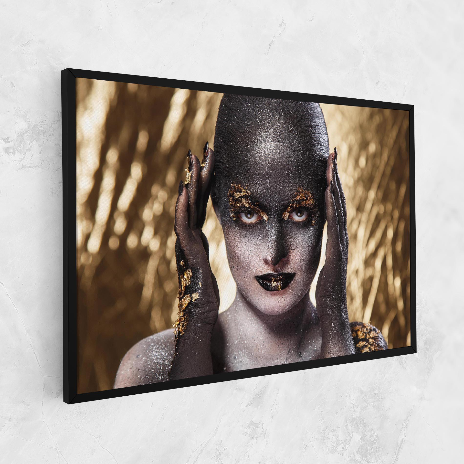 Tablou Canvas Glitter Artistic Makeup mockup 1