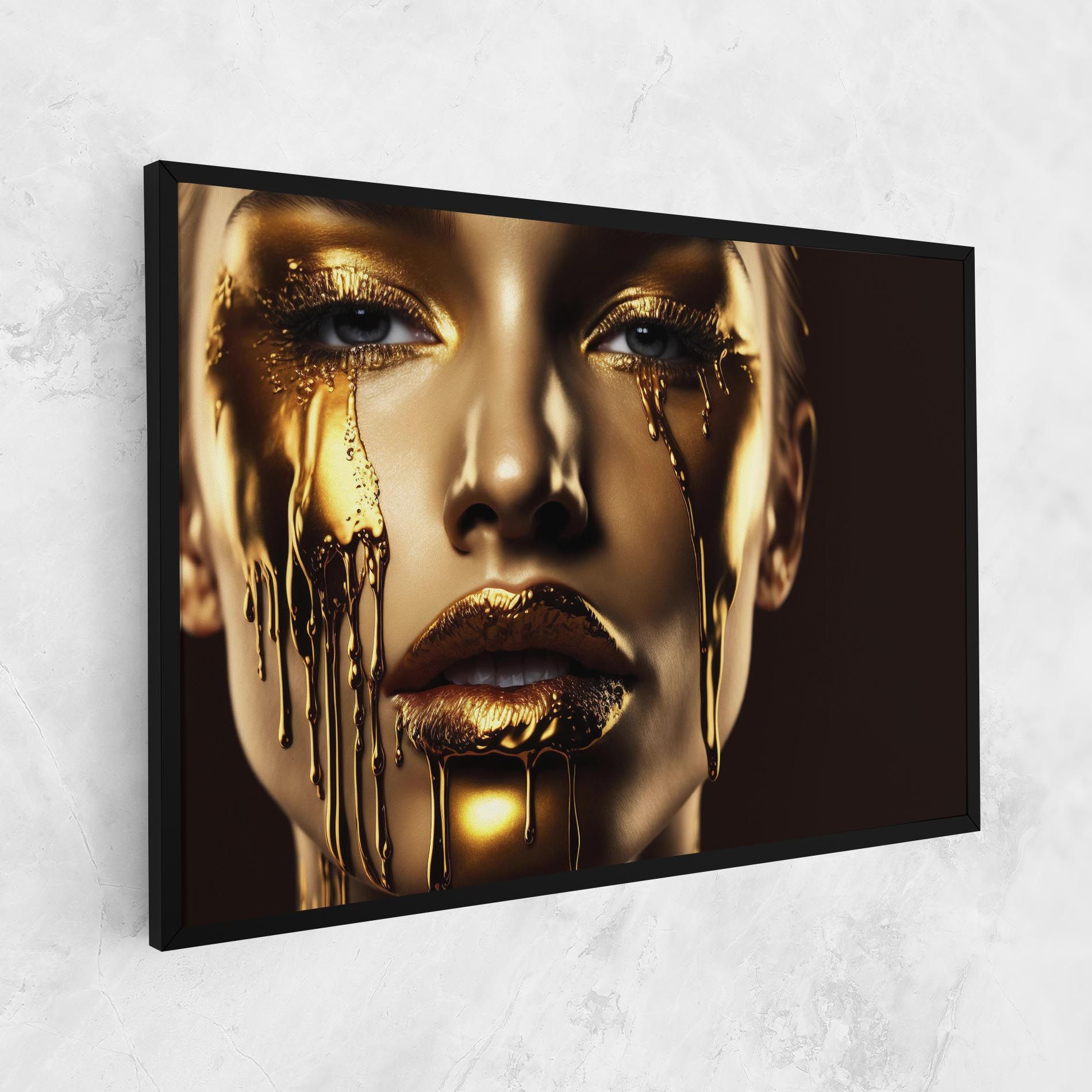 Gold Dripping Makeup mockup 1