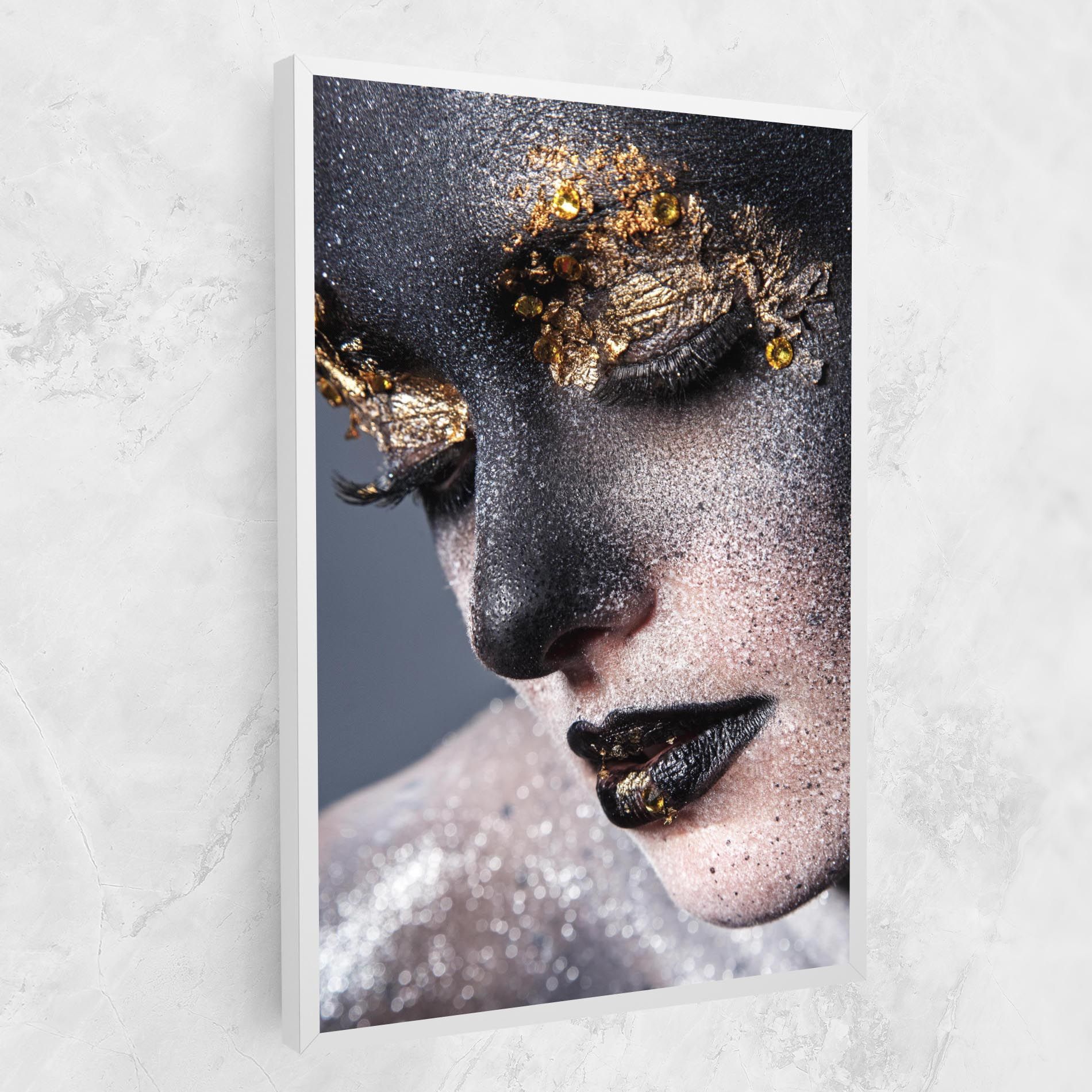 Beautiful Gold Artistic Makeup mockup 1