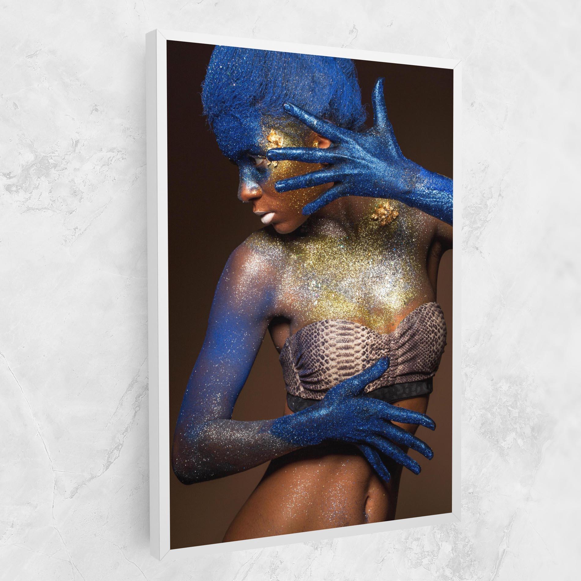 Tablou Canvas Blue Hair Make Up mockup 1