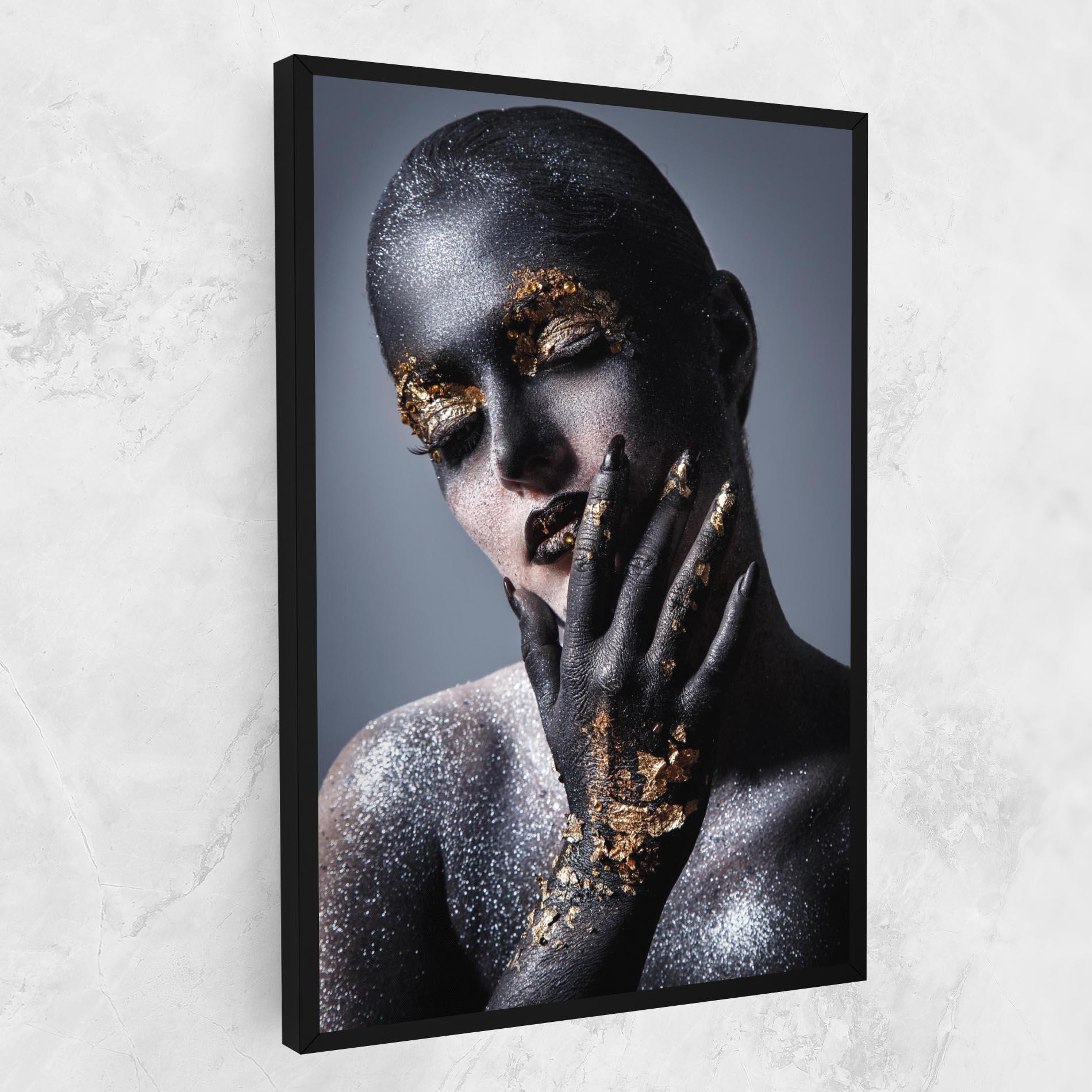 Tablou Canvas Artistic Black Makeup mockup 1