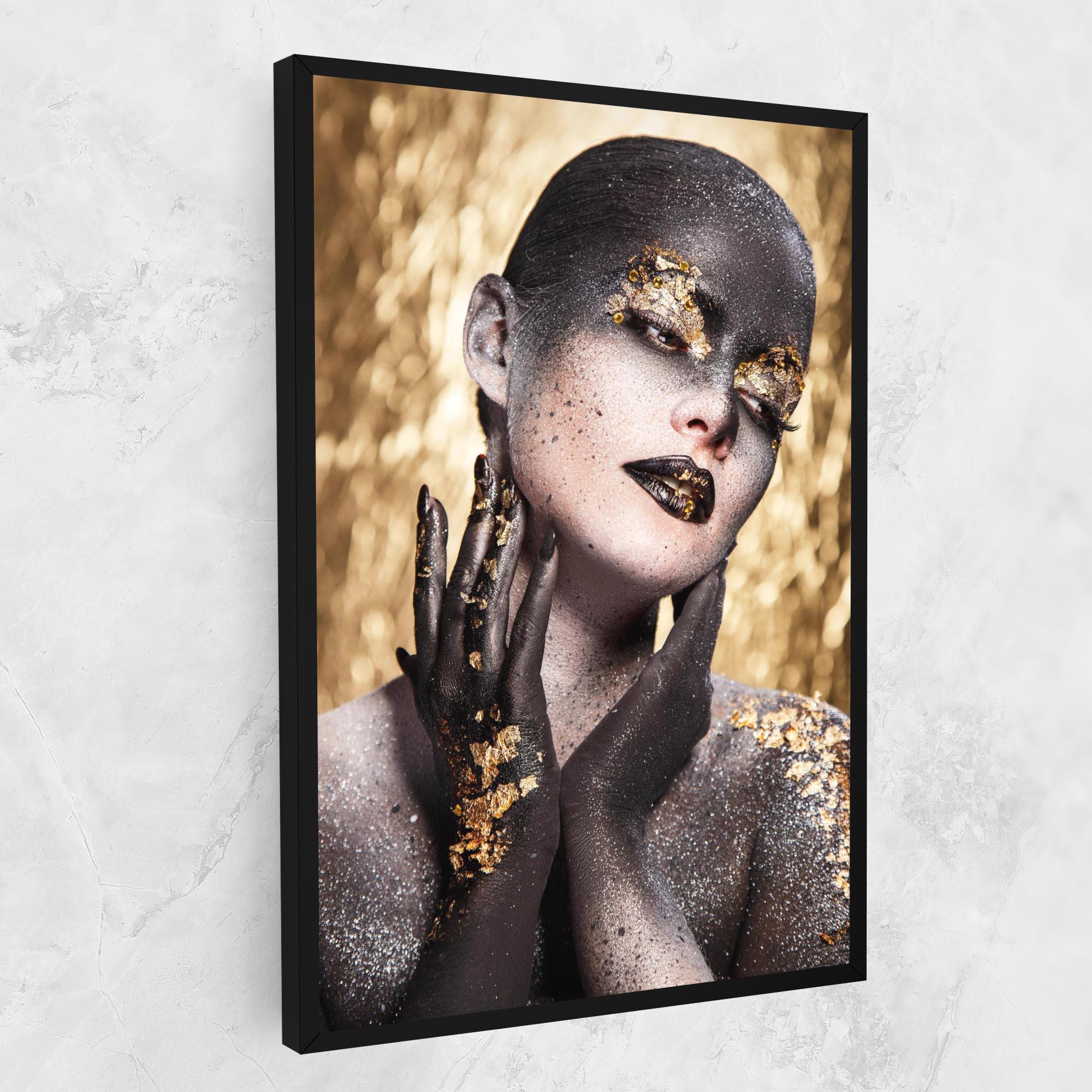 Tablou Canvas Artistic Glitter Makeup mockup 1