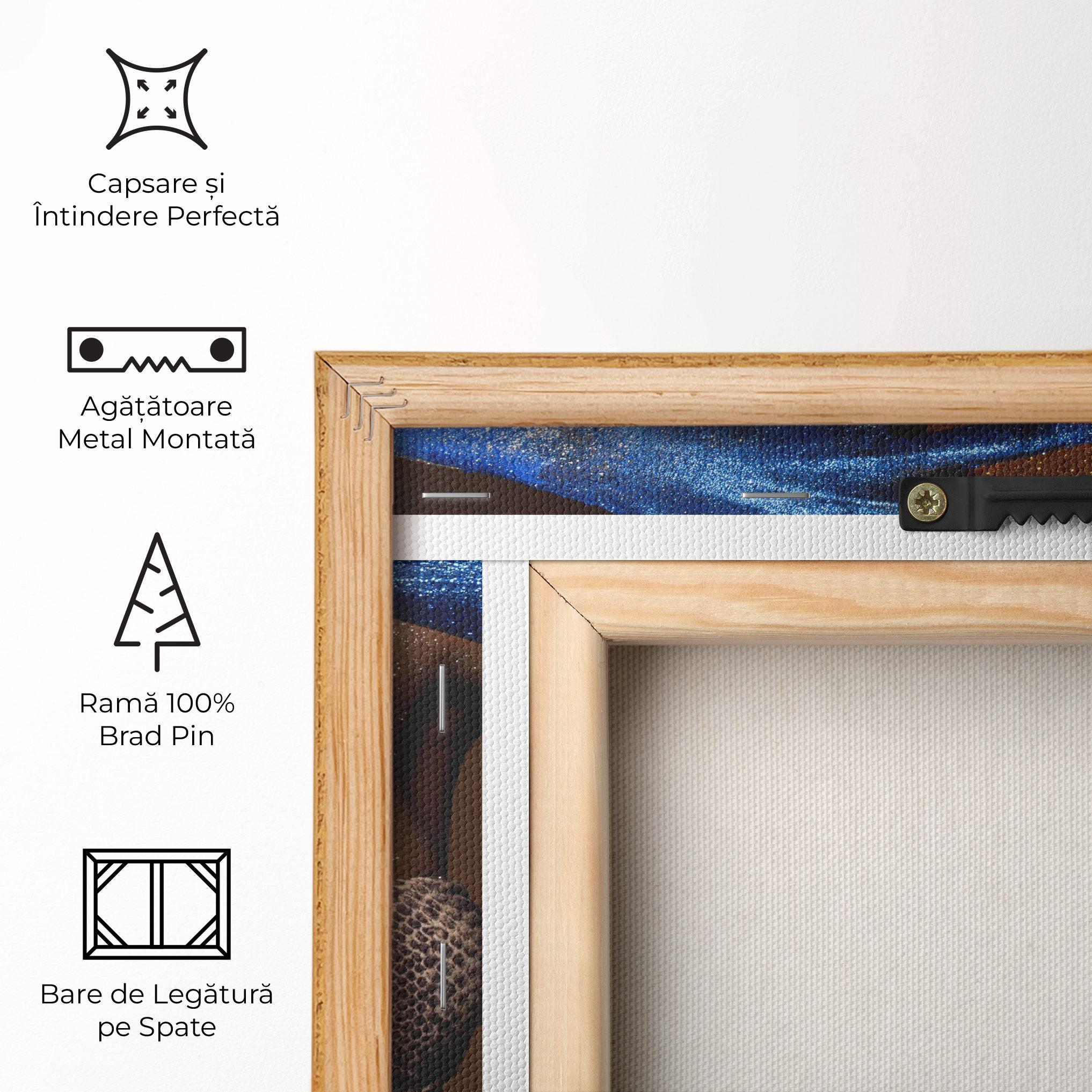 Tablou Canvas Blue Hair Make Up mockup 5