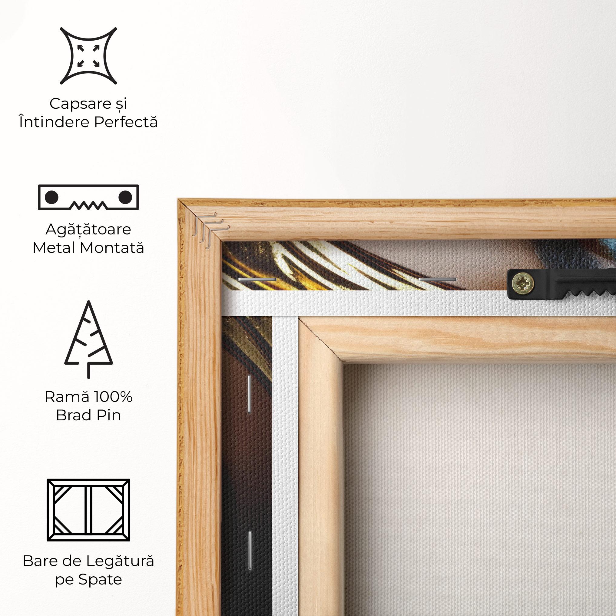 Tablou Canvas Dark Blue Makeup mockup 5