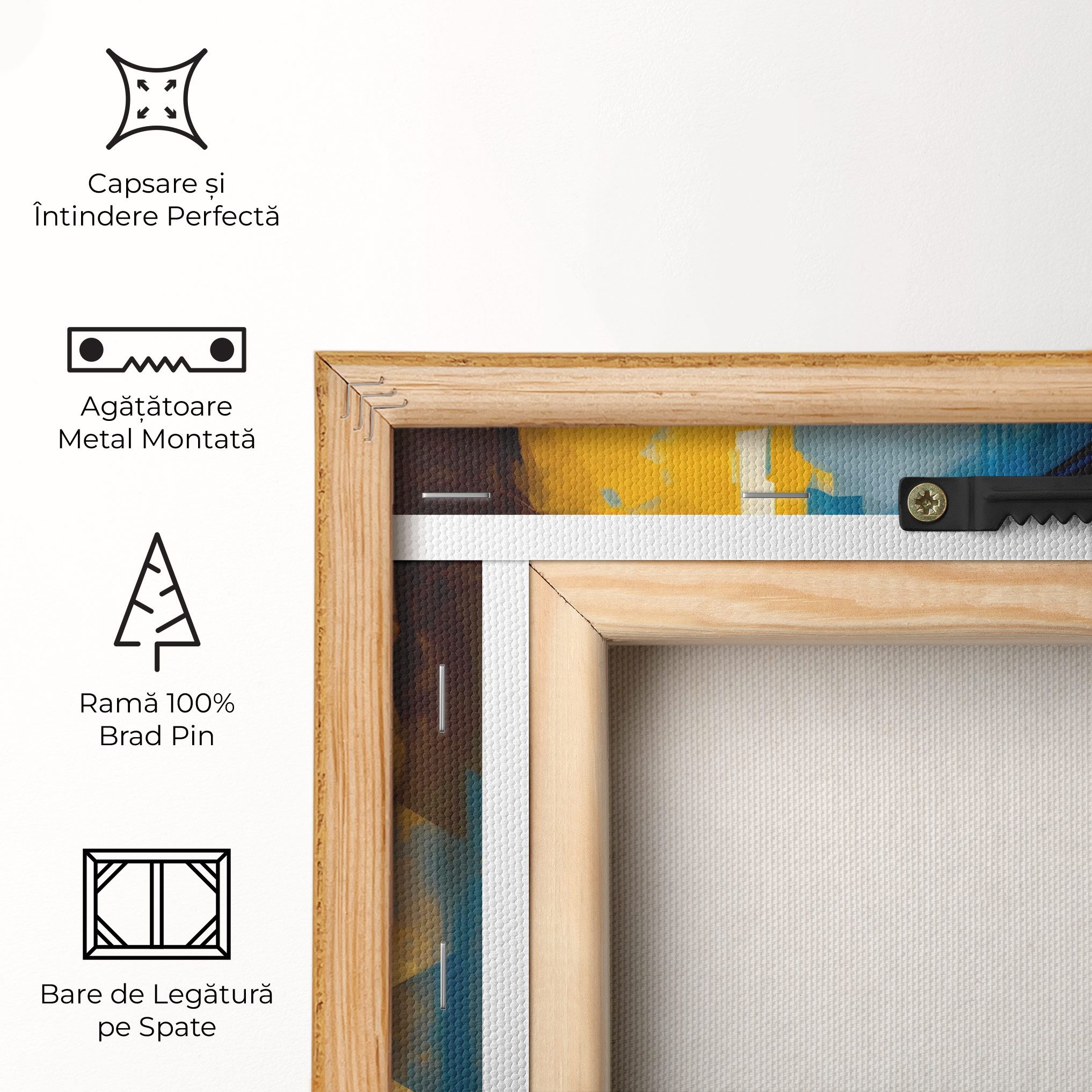 Gold Blue Face mockup 5