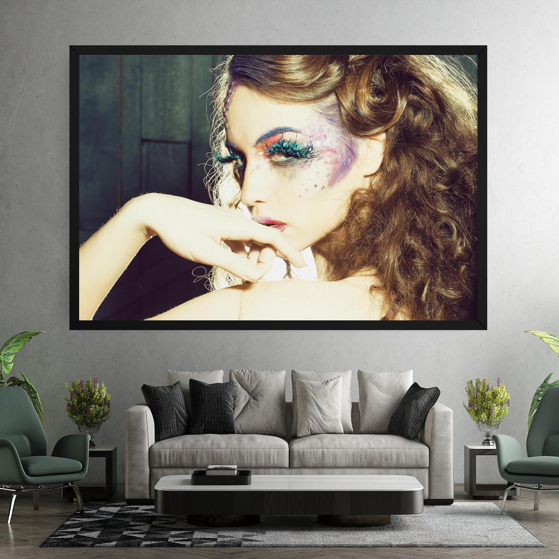 Tablou Canvas False Feather Eyelashes mockup 7