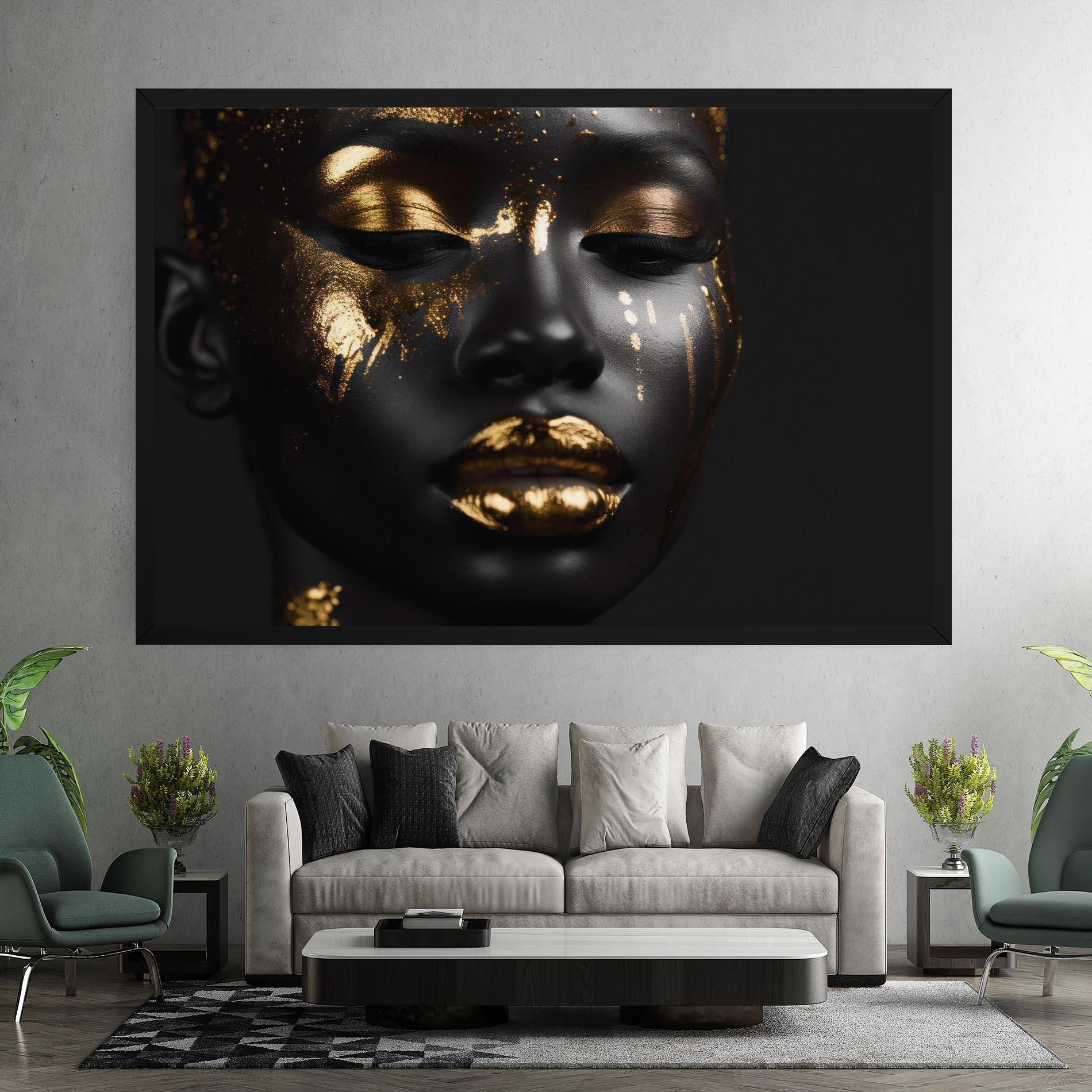 Tablou Canvas Gold Eyes Makeup mockup 7