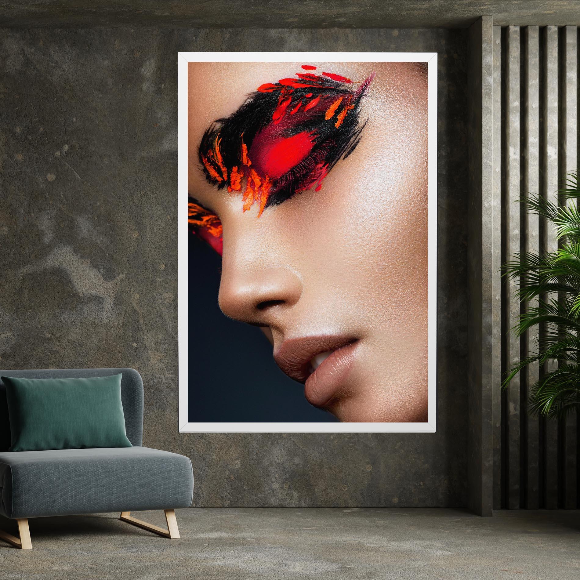 Tablou Canvas Fire Make Up mockup 7